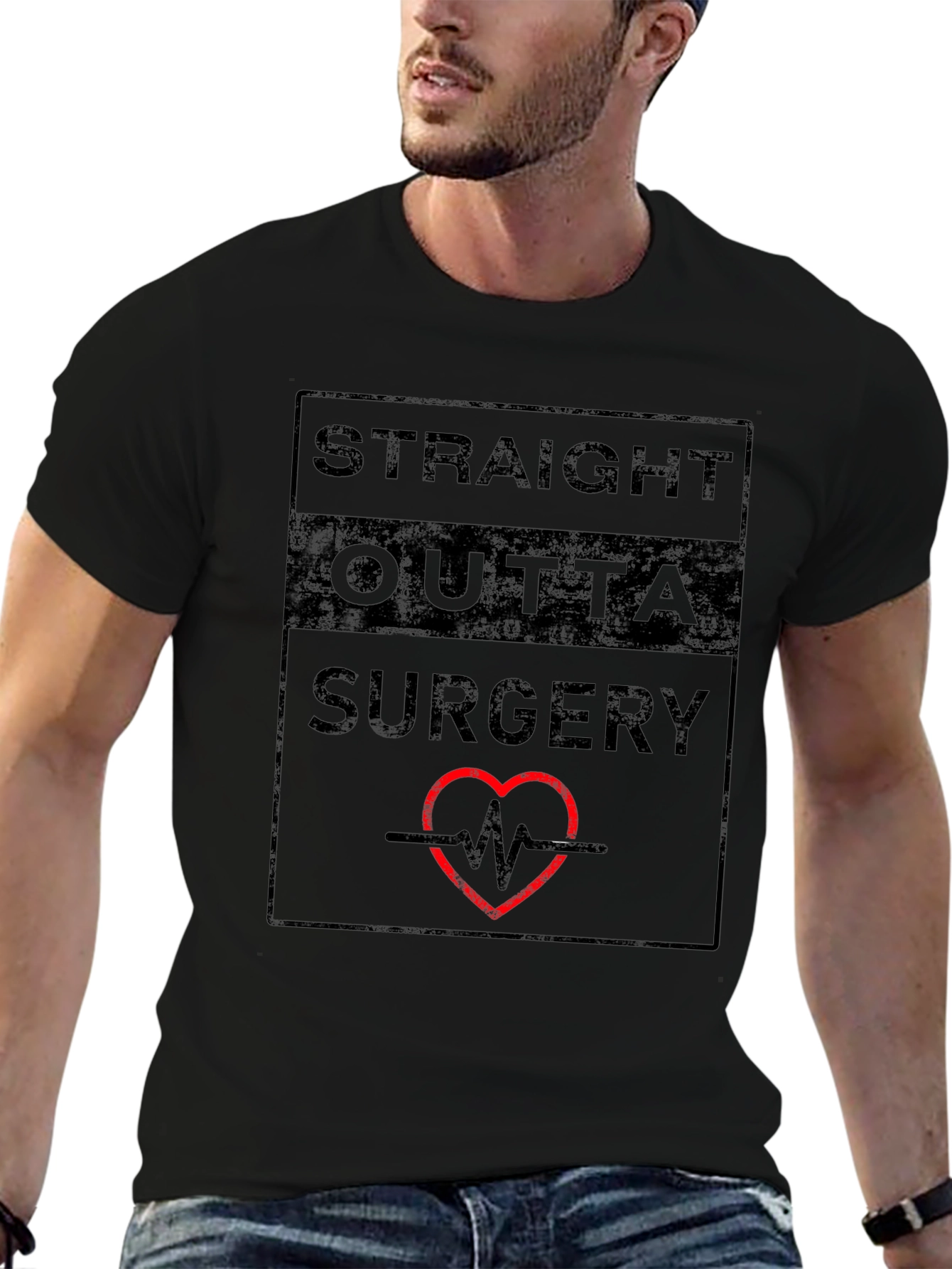 Straight Outta Surgery T-Shirt - Funny Doctor/Patient Tee