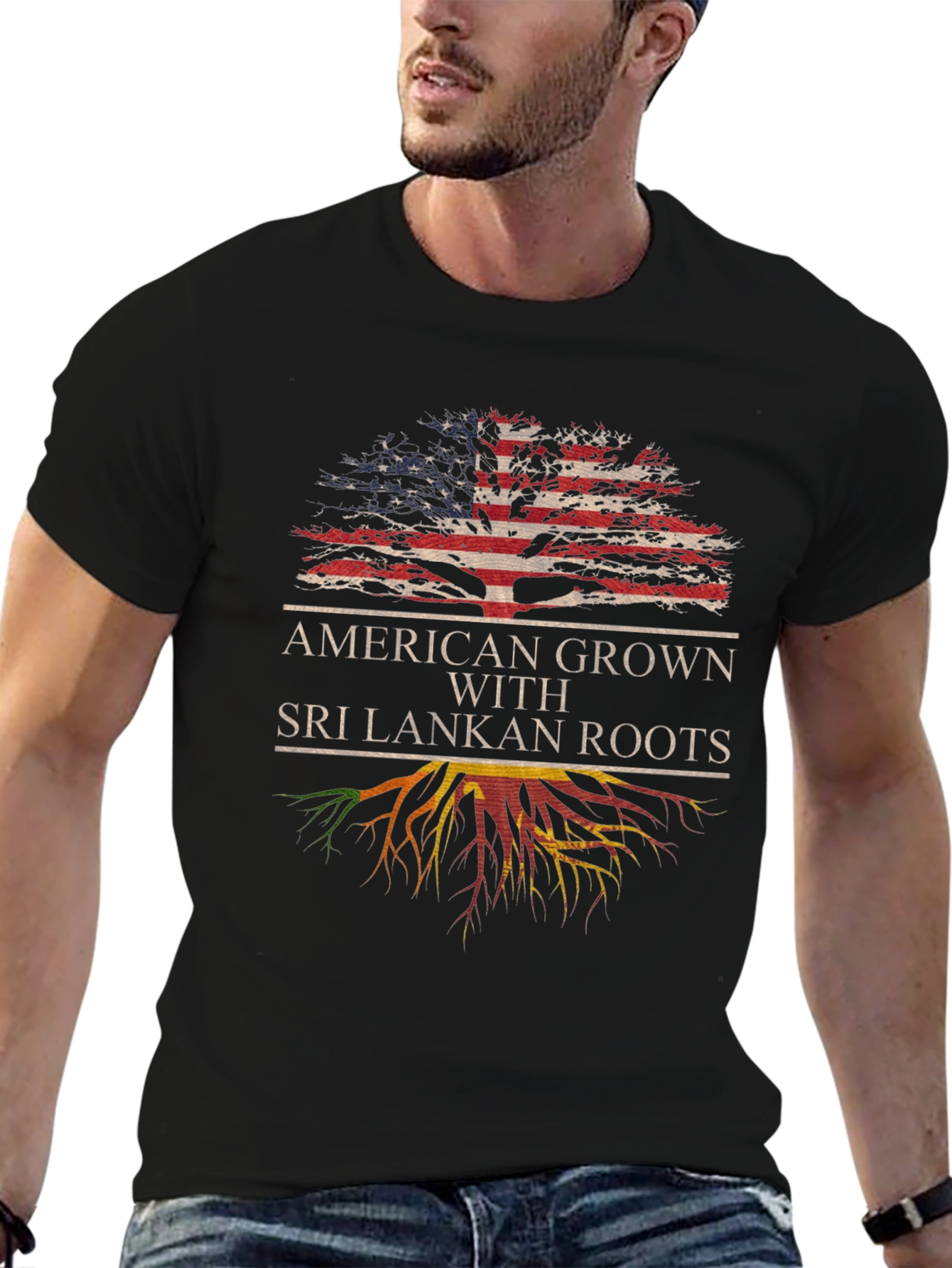 American Grown with Sri Lankan Roots T-Shirt