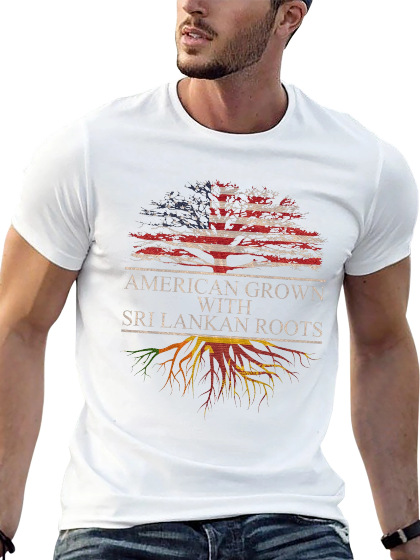 American Grown with Sri Lankan Roots T-Shirt