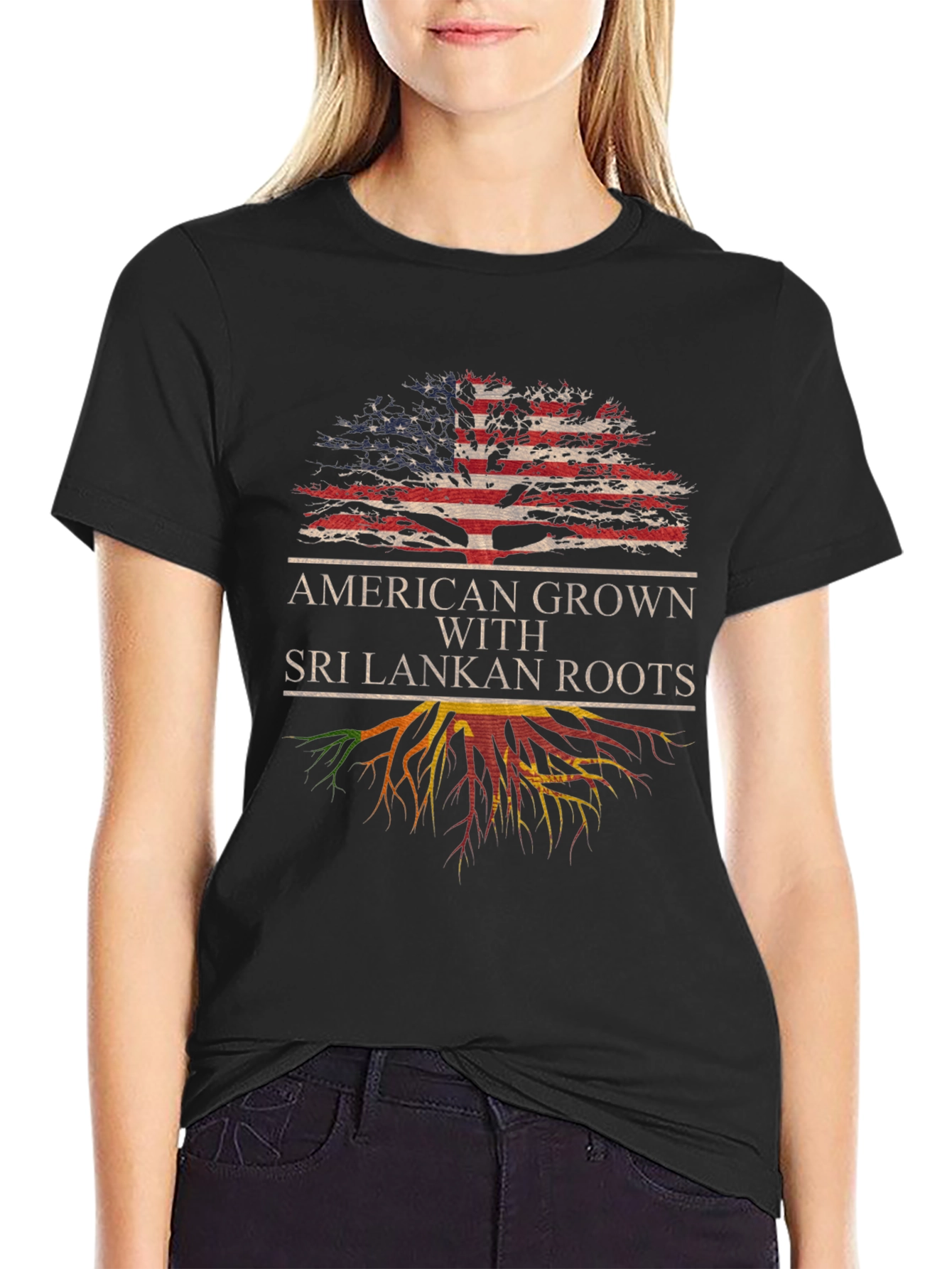 American Grown with Sri Lankan Roots T-Shirt