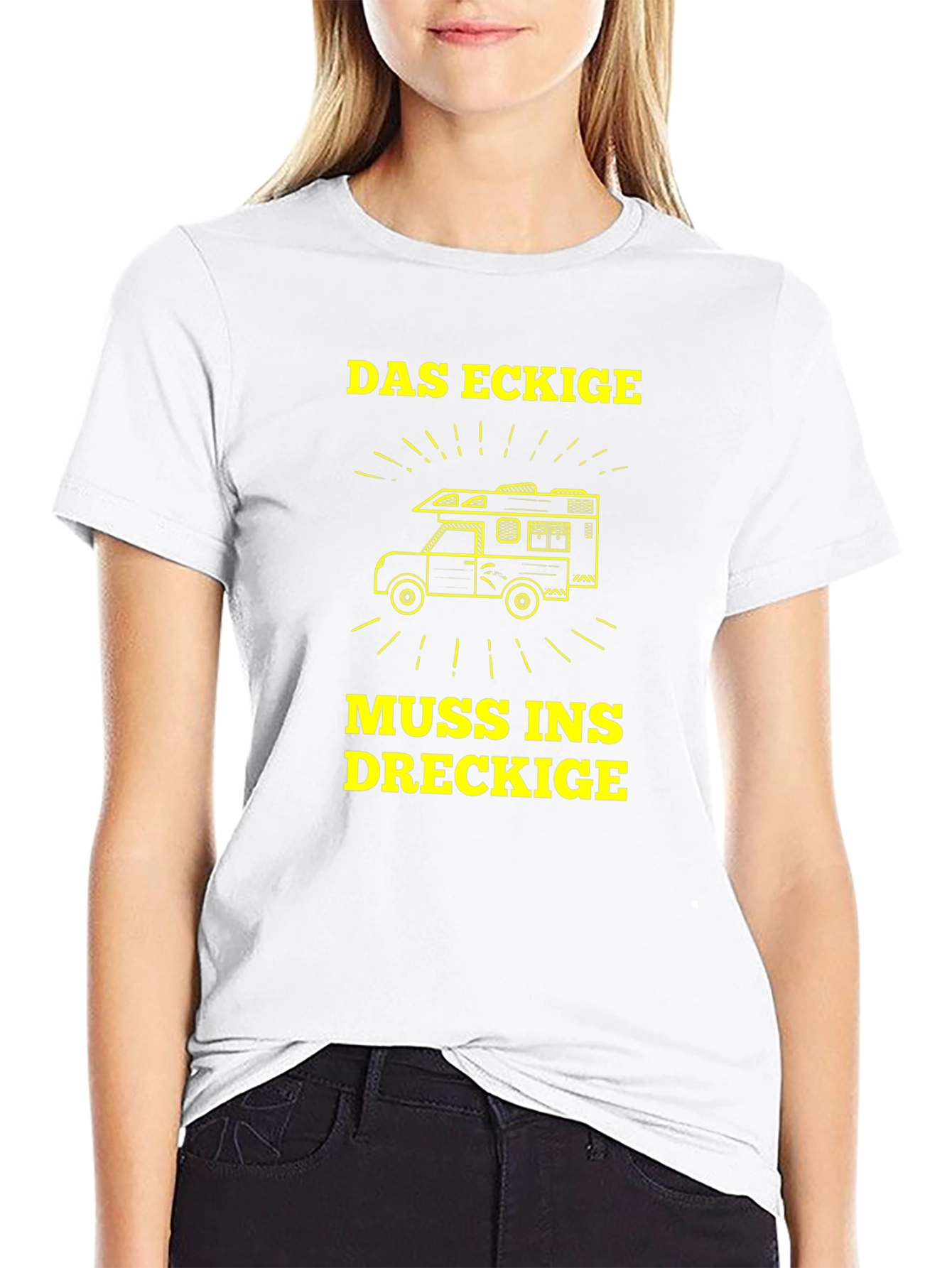 Das Eckige Muss Ins Dreckige T-Shirt