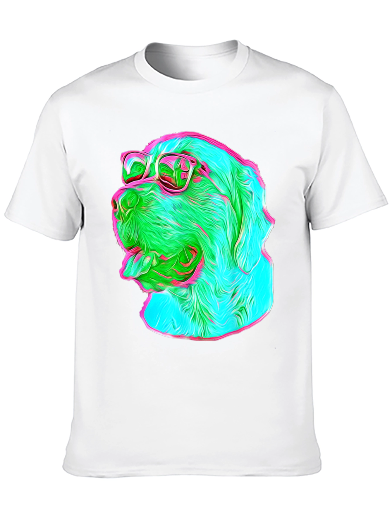 Cool Dog Tee - Sunglasses Graphic Print