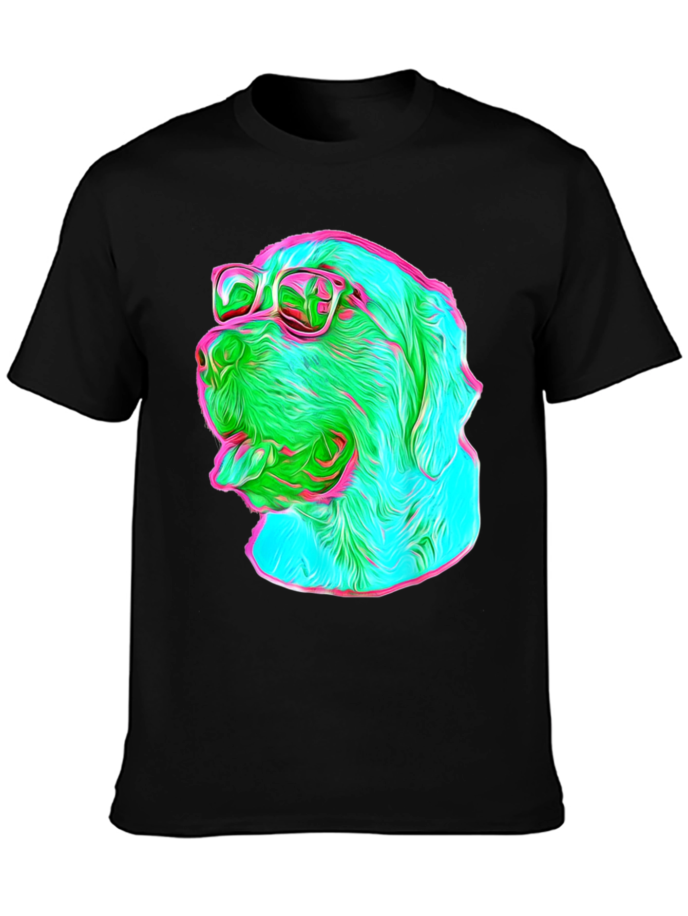 Cool Dog Tee - Sunglasses Graphic Print