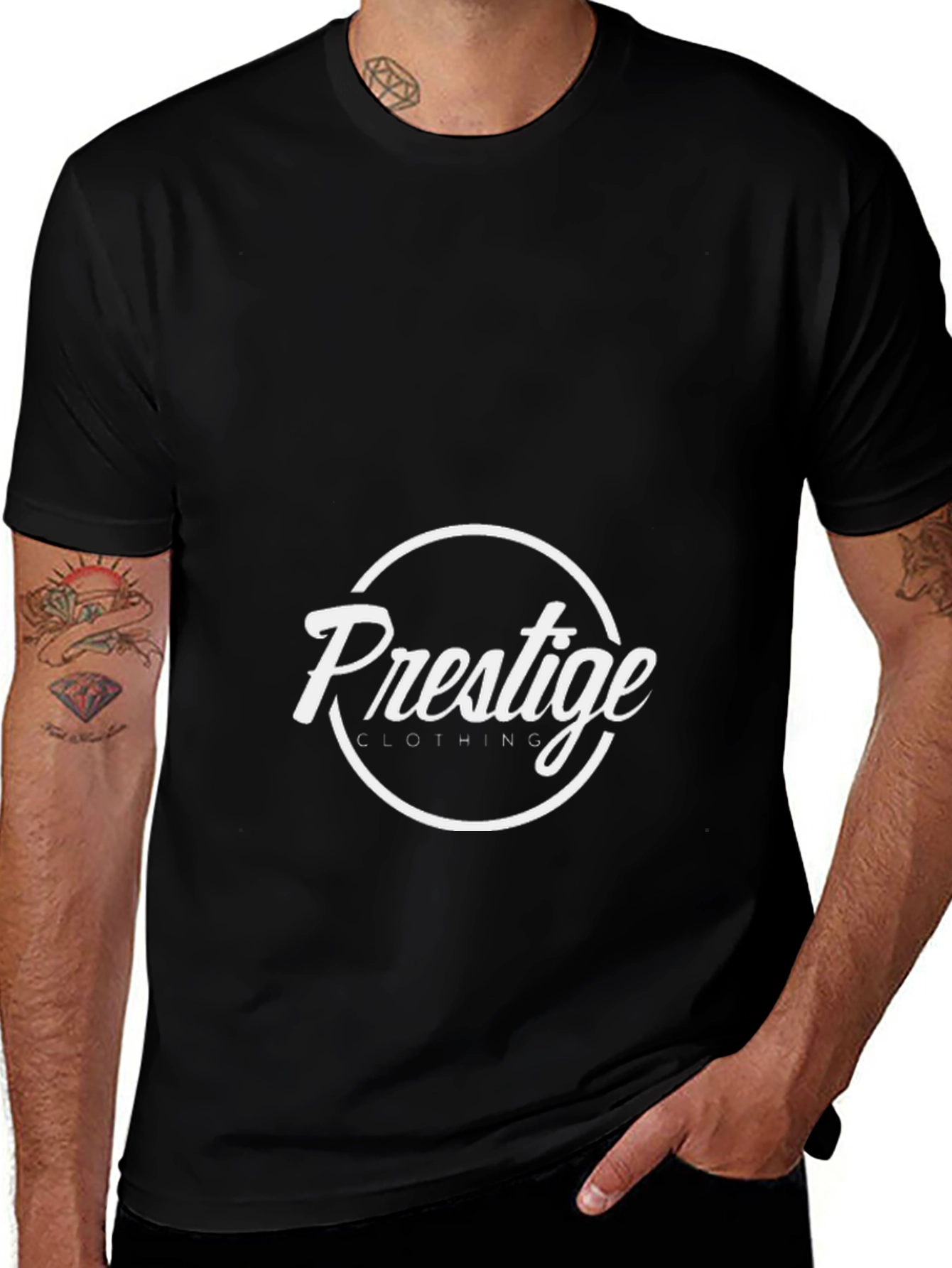Prestige Clothing Black Graphic Tee