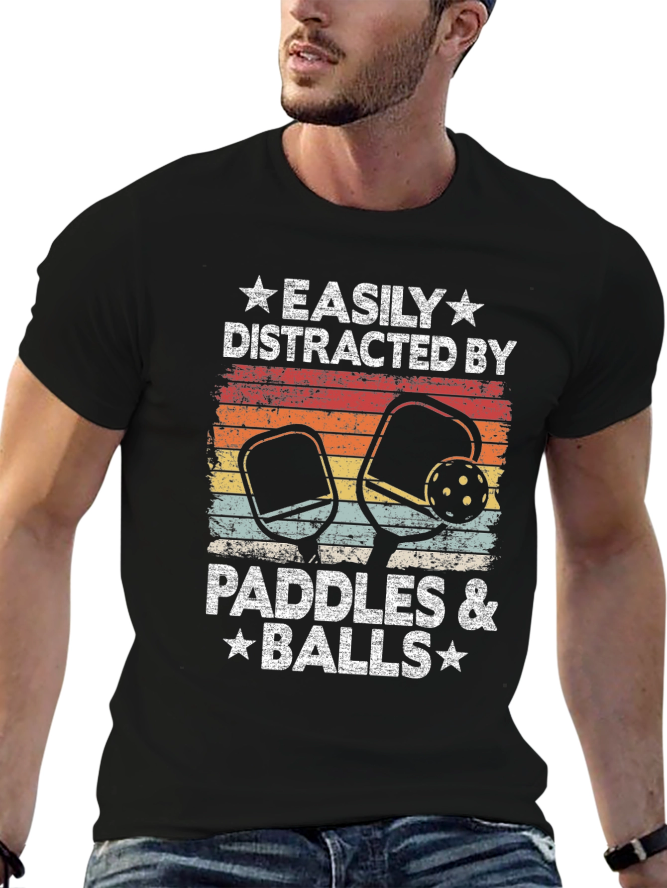 Easily Distracted by Paddles & Balls T-Shirt