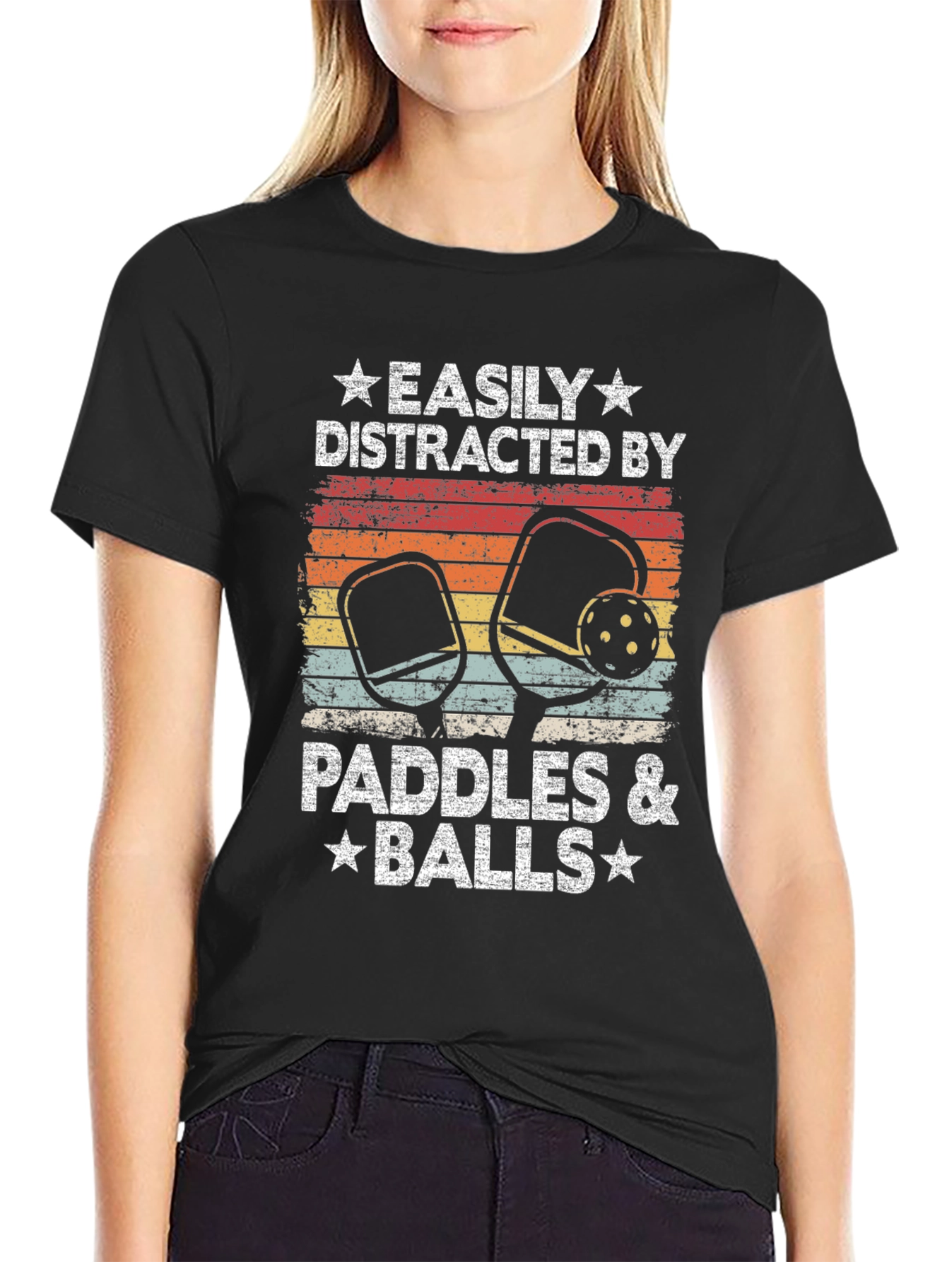 Easily Distracted by Paddles & Balls T-Shirt