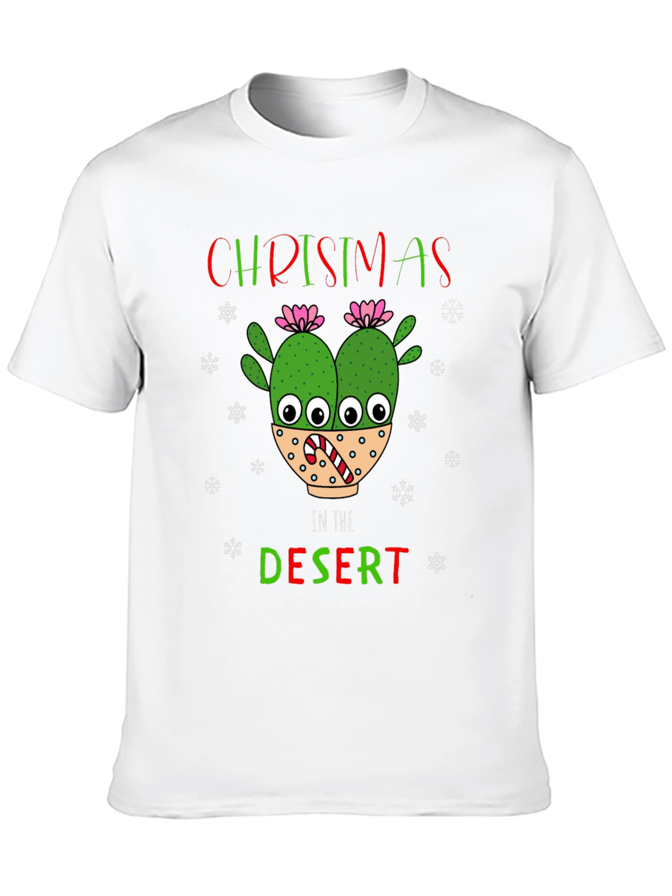 Christmas in the Desert Cactus T-Shirt