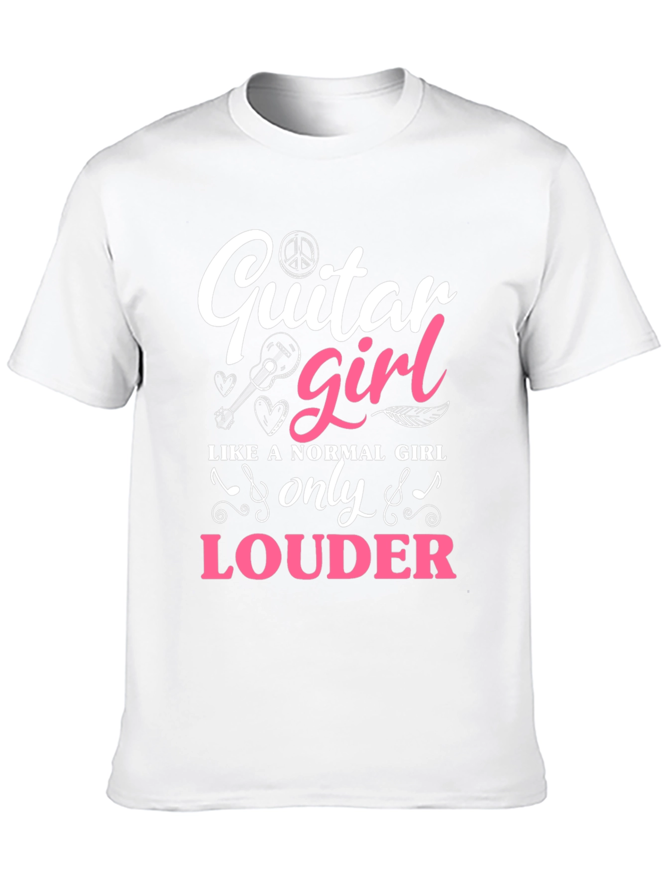 Guitar Girl T-Shirt - Loud & Proud Musician Tee