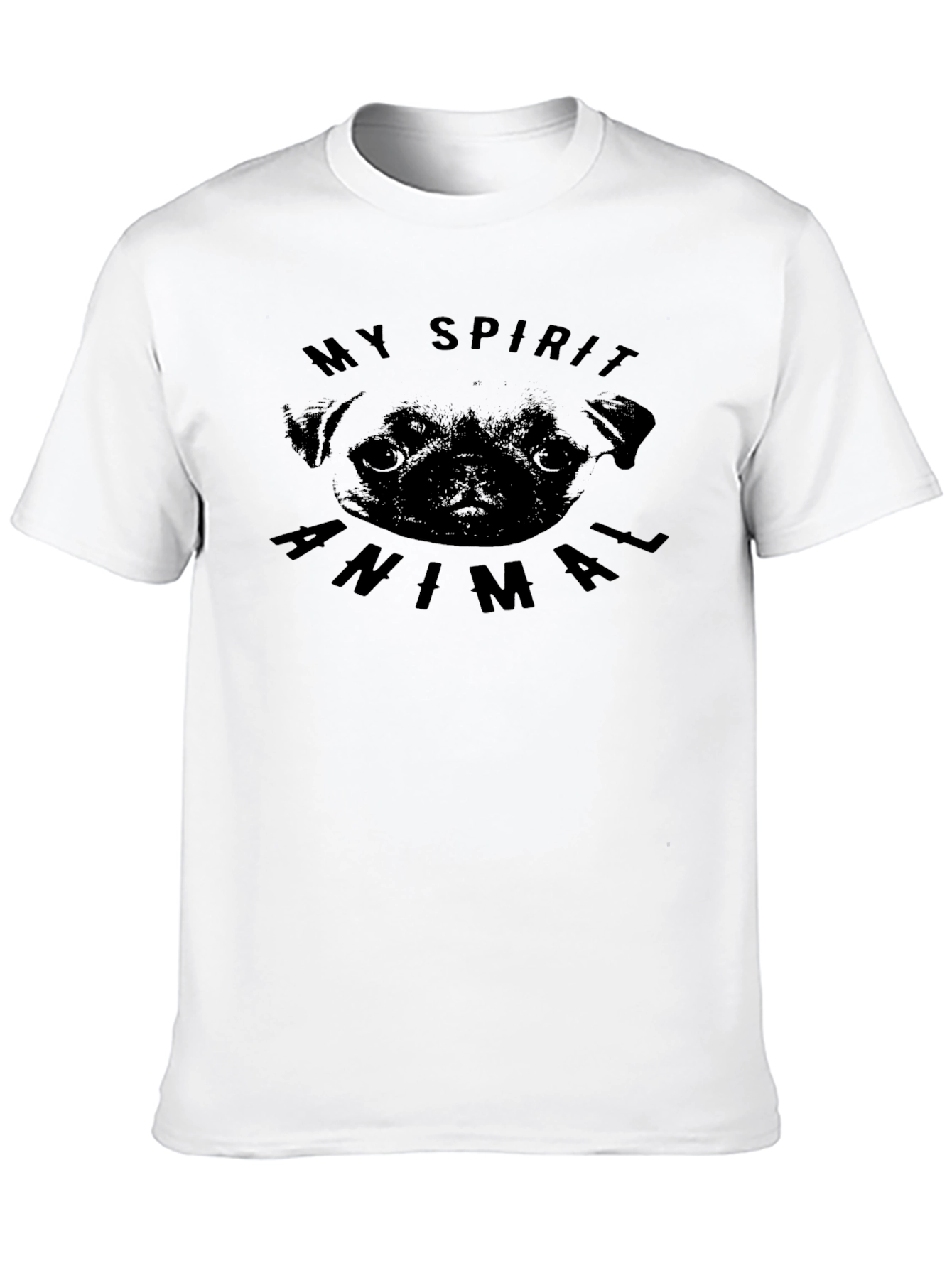 My Spirit Animal Pug Graphic Tee