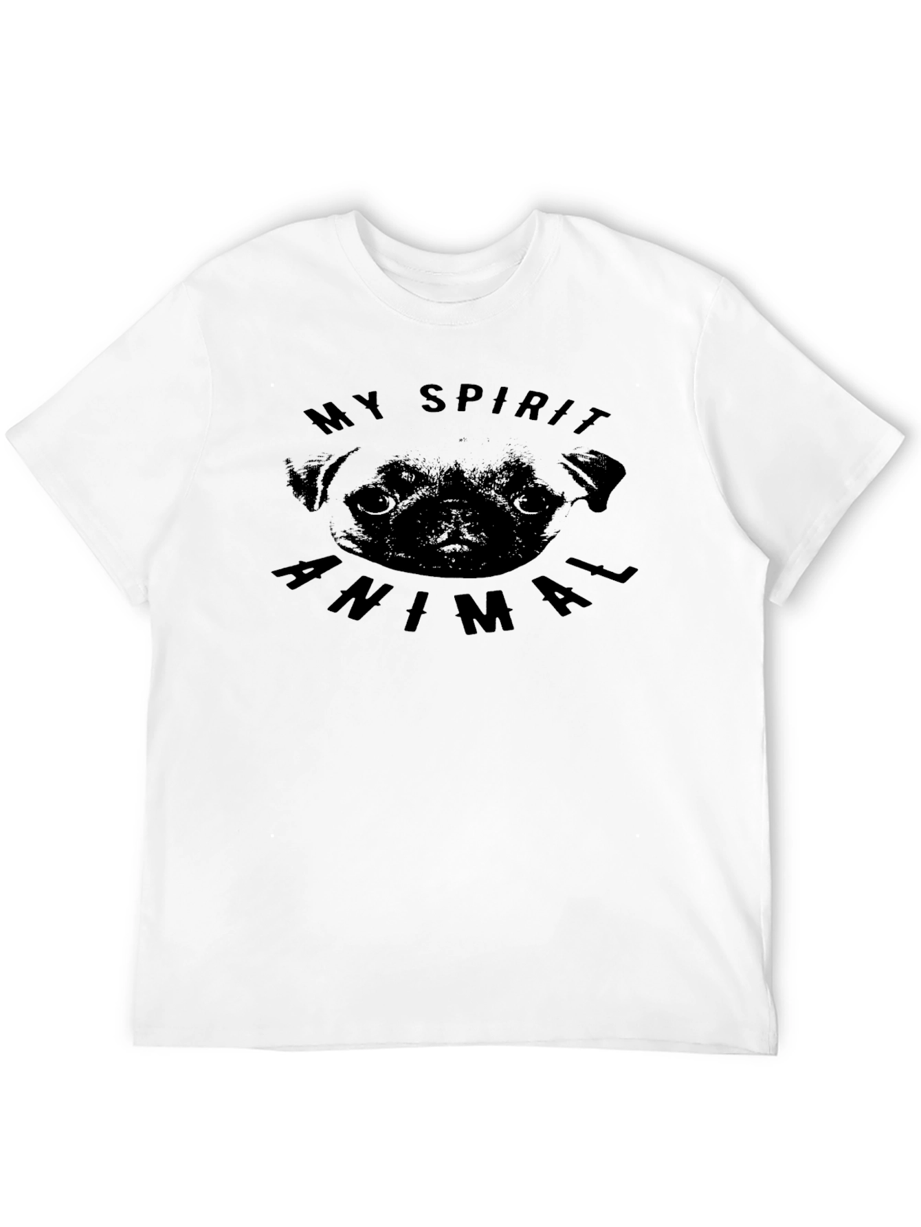 My Spirit Animal Pug Graphic Tee