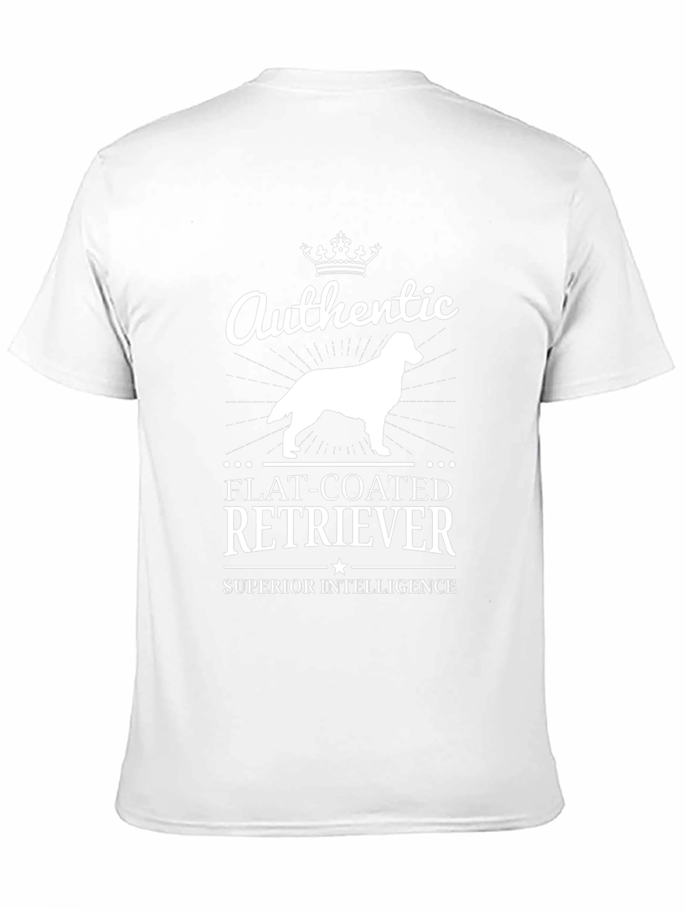 Authentic Flat-Coated Retriever Superior Intelligence T-Shirt