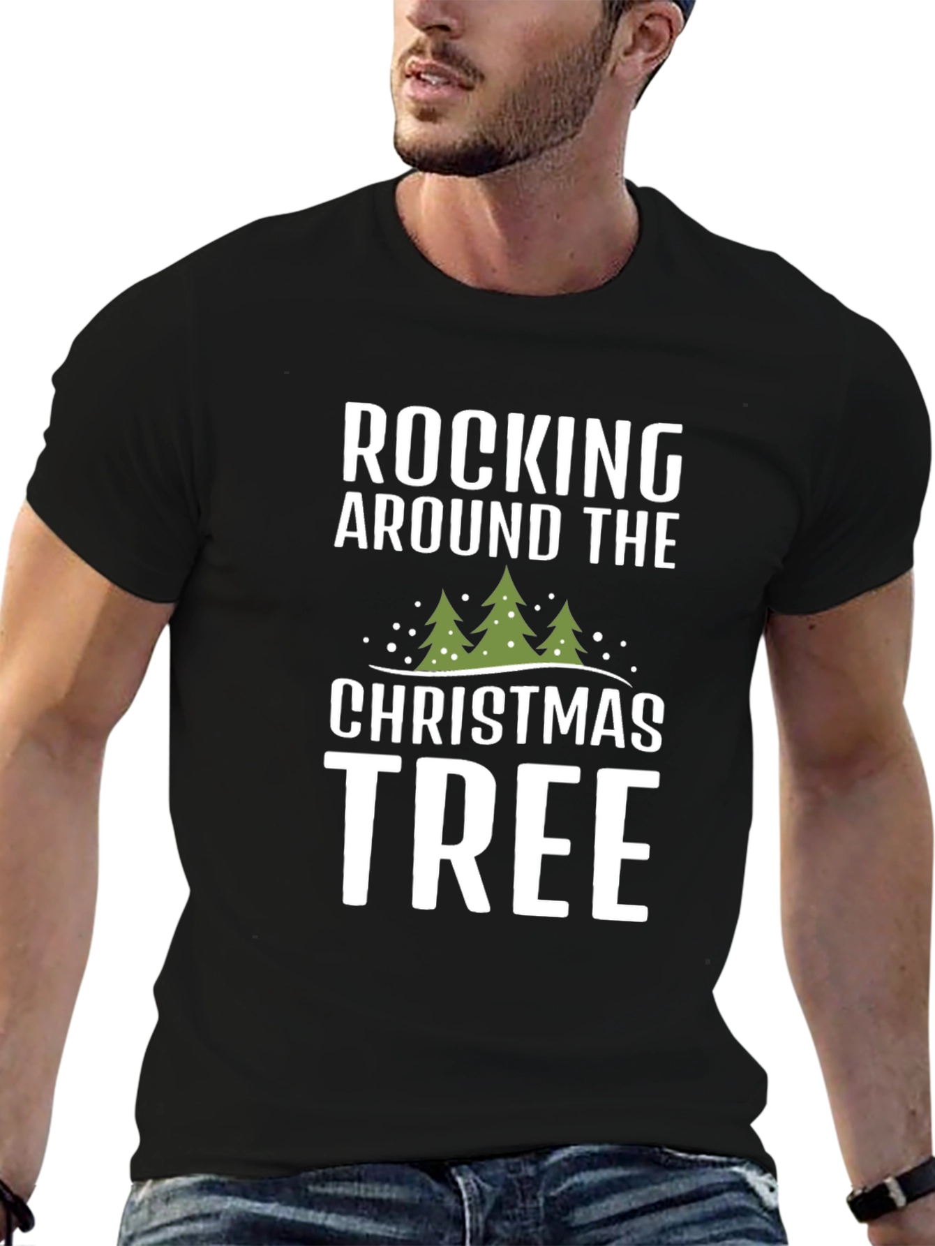 Rocking Around The Christmas Tree Graphic Tee