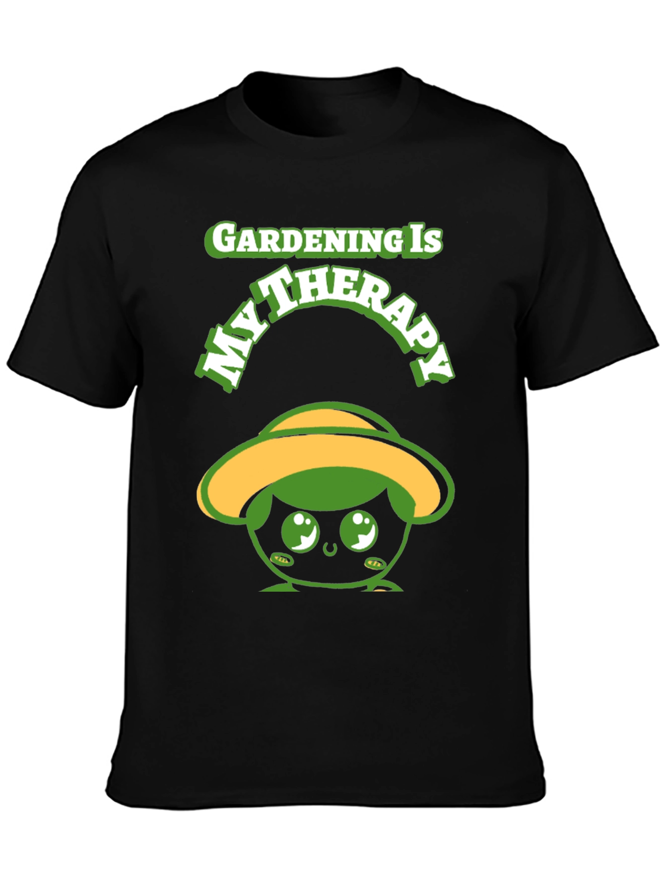 Gardening Therapy T-Shirt - Cute Gardener Tee