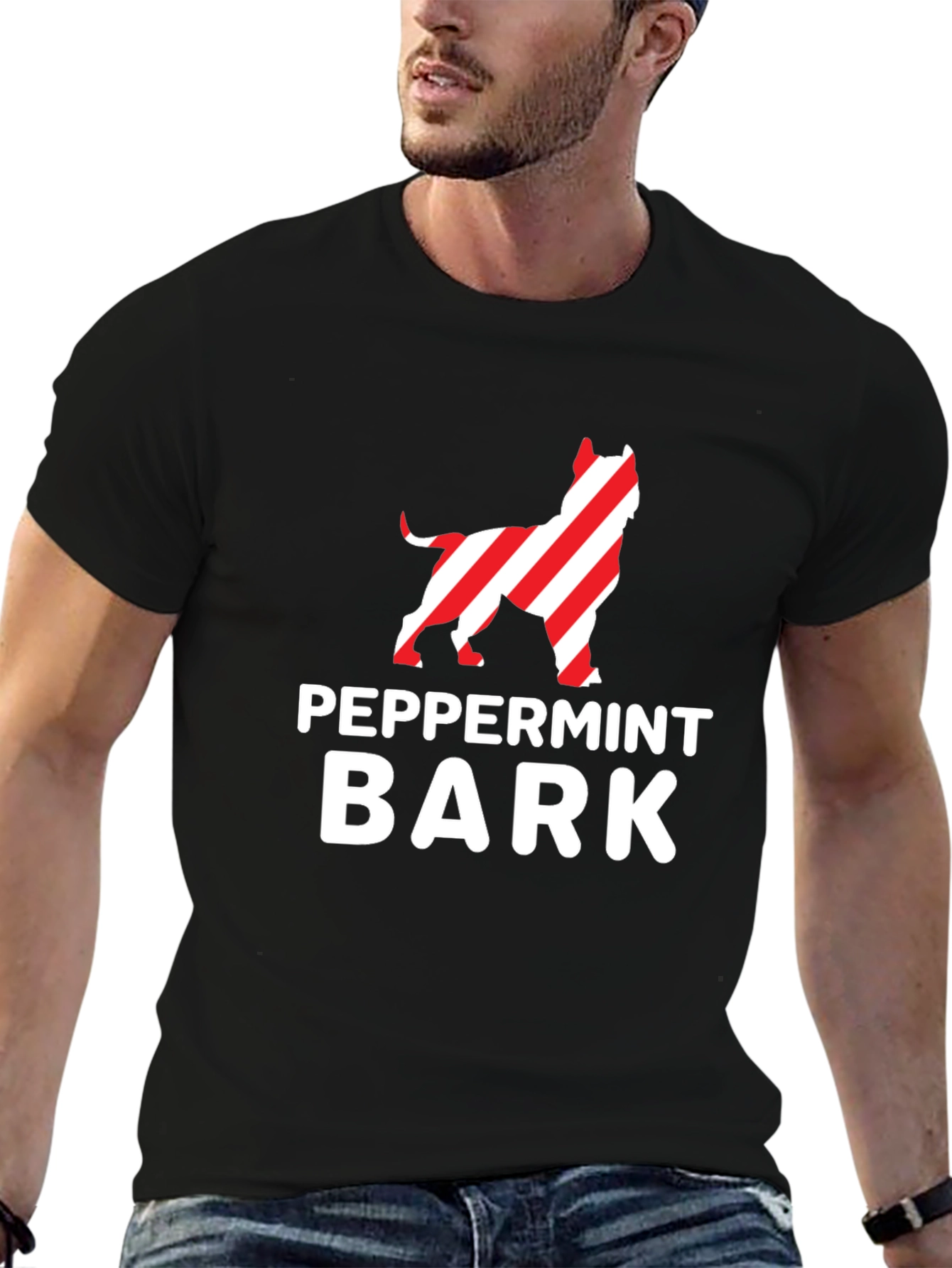 Peppermint Bark Dog Graphic Tee