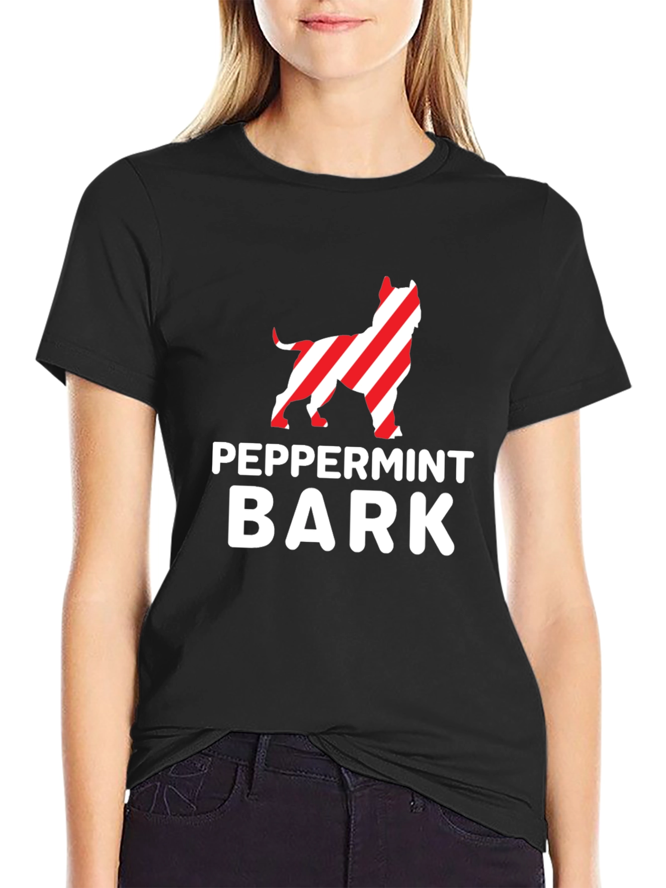 Peppermint Bark Dog Graphic Tee