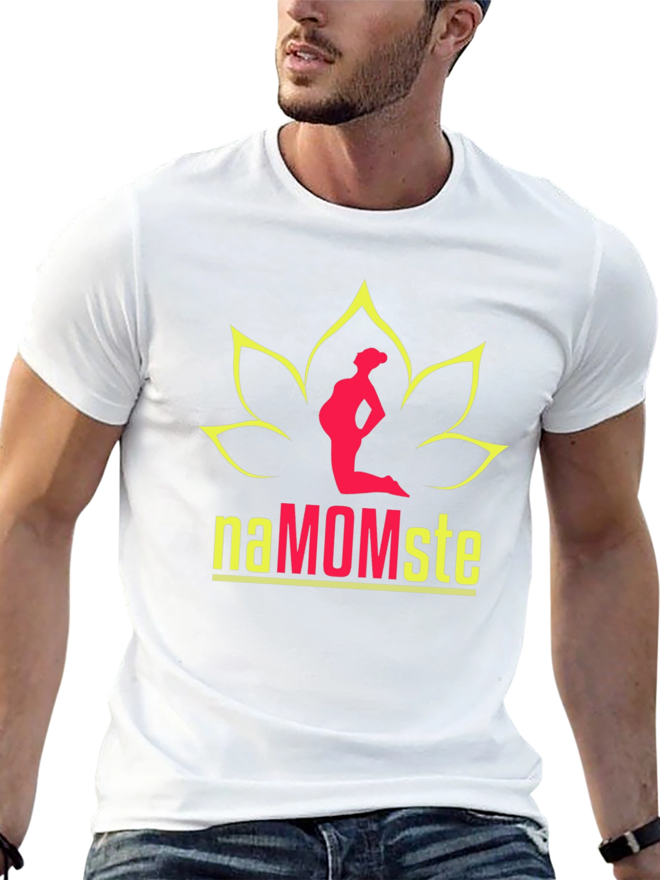 NaMOMste T-Shirt - Yoga Lotus Graphic Tee