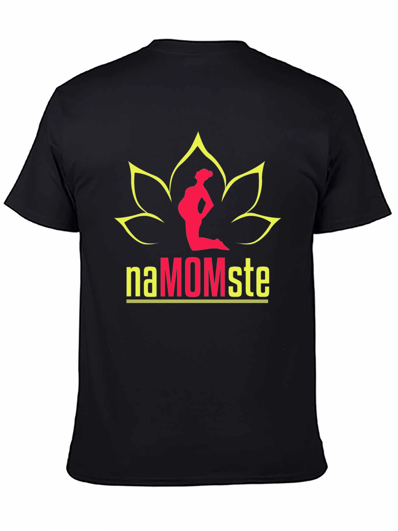 NaMOMste T-Shirt - Yoga Lotus Graphic Tee