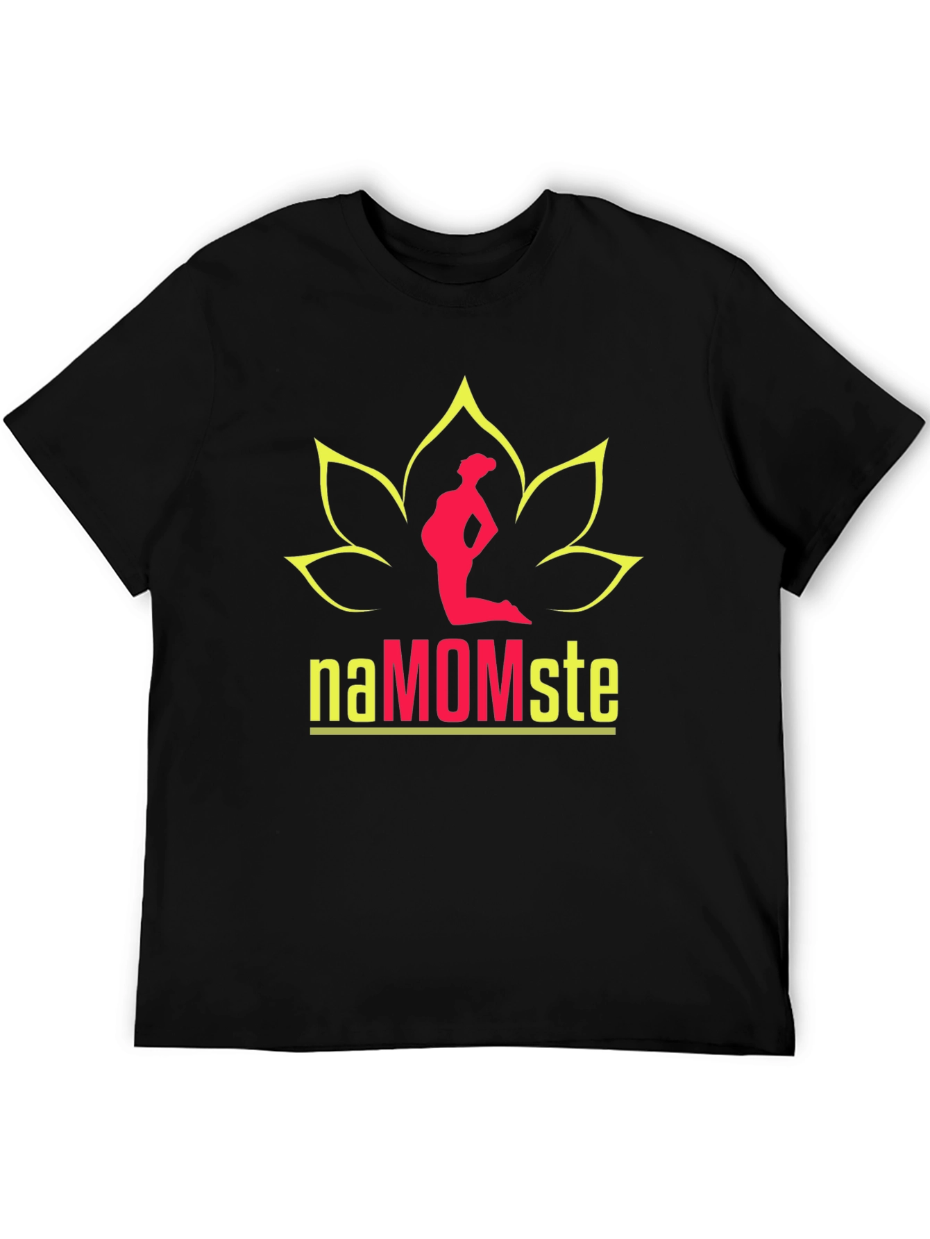 NaMOMste T-Shirt - Yoga Lotus Graphic Tee