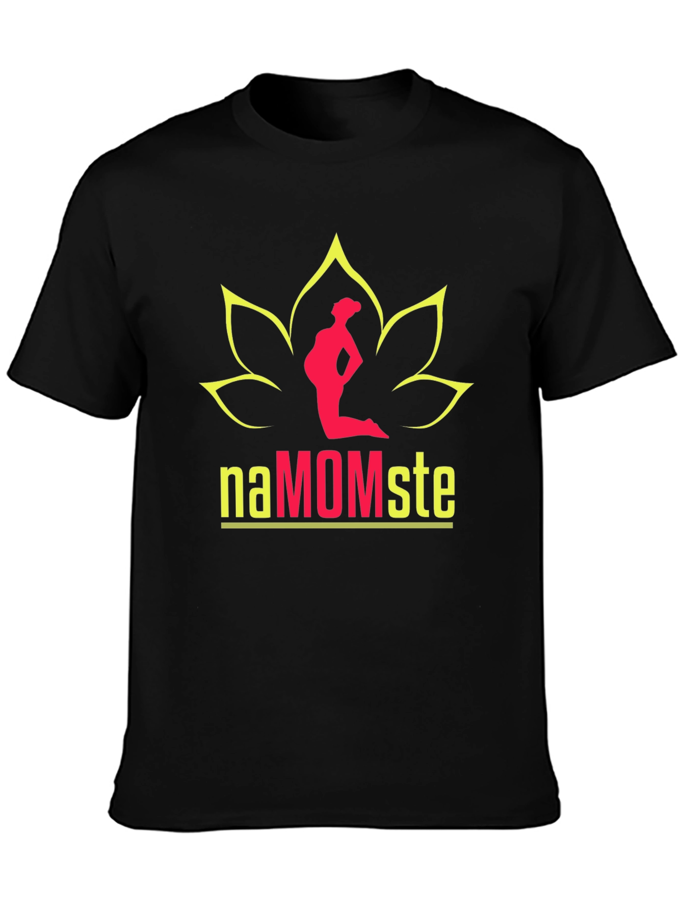 NaMOMste T-Shirt - Yoga Lotus Graphic Tee