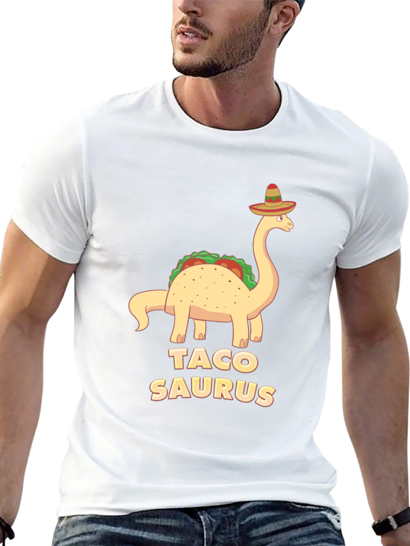 Taco Saurus T-Shirt - Funny Dinosaur Tee