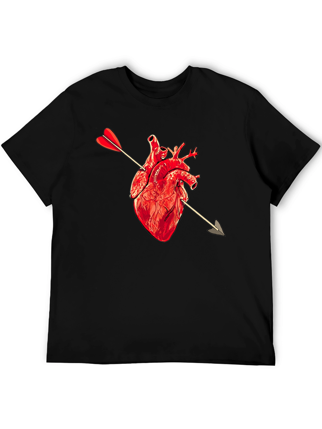 Anatomical Heart Arrow T-Shirt
