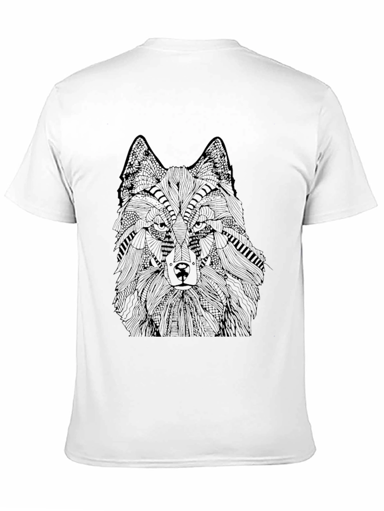 Wolf Graphic Black T-Shirt