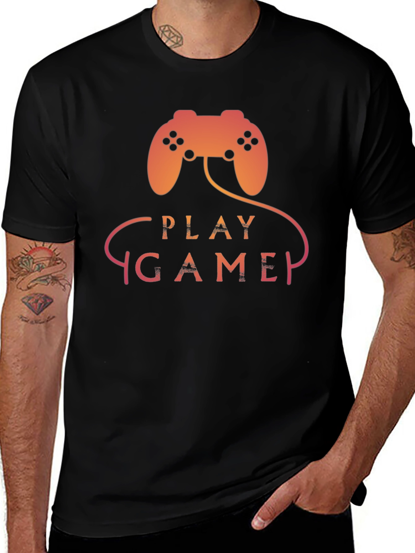 Play Game Graphic Tee - Gamer T-Shirt