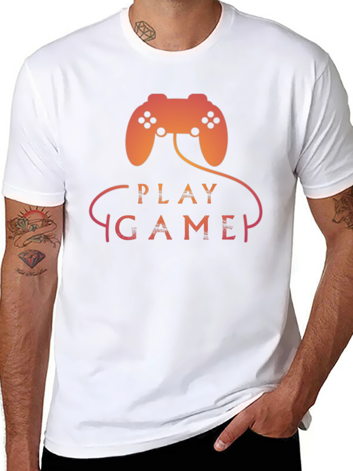 Play Game Graphic Tee - Gamer T-Shirt