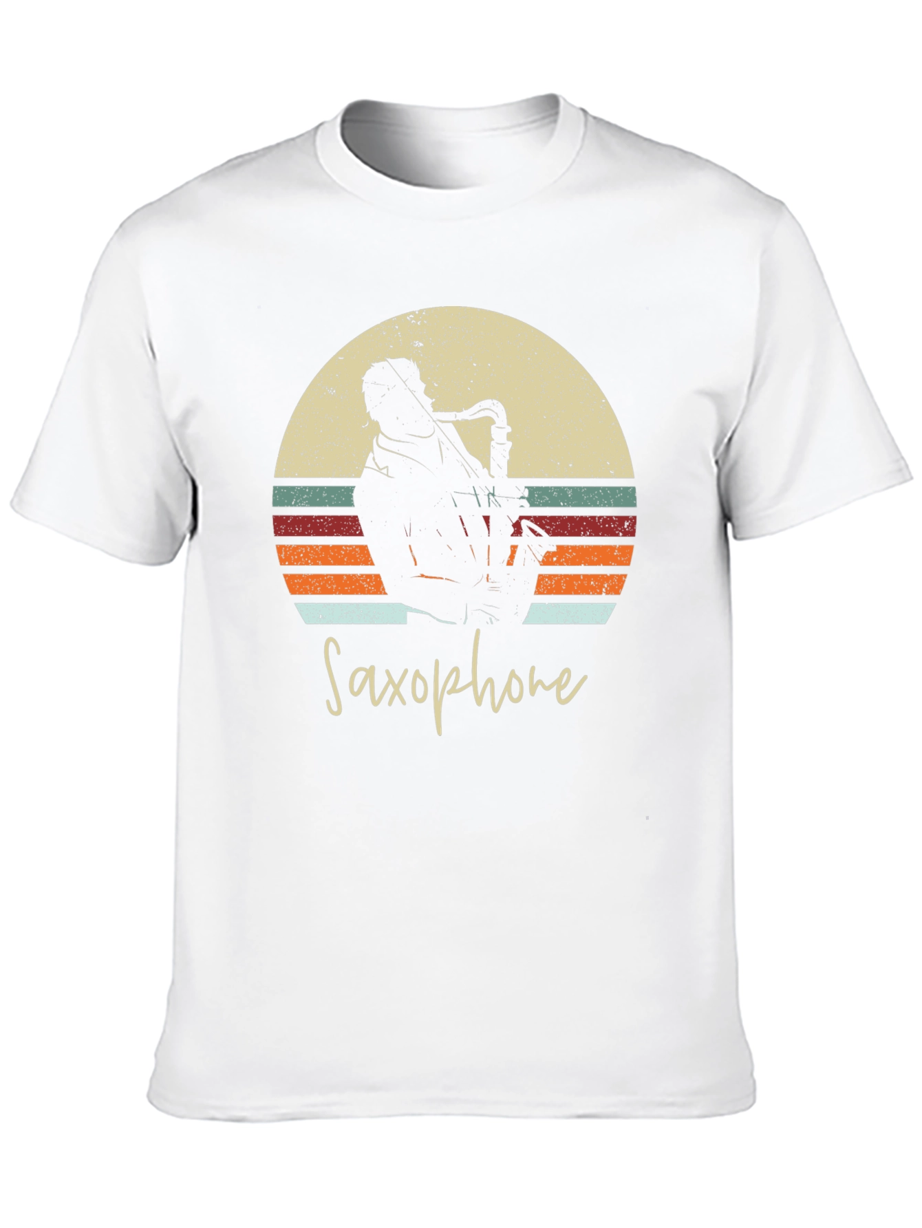 Retro Saxophone T-Shirt - Musician Apparel