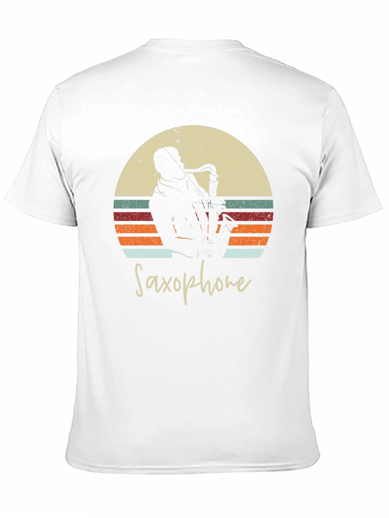Retro Saxophone T-Shirt - Musician Apparel