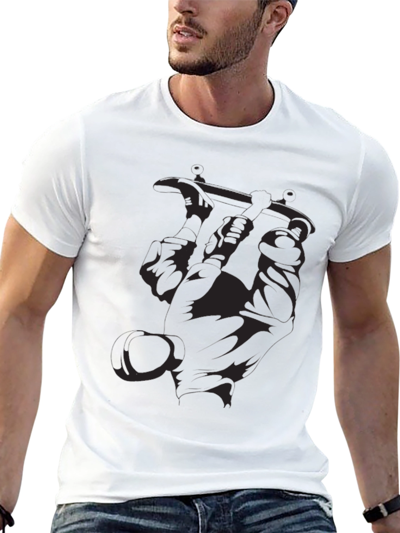 Black Tattoo Artist Graphic T-Shirt - Unique Design