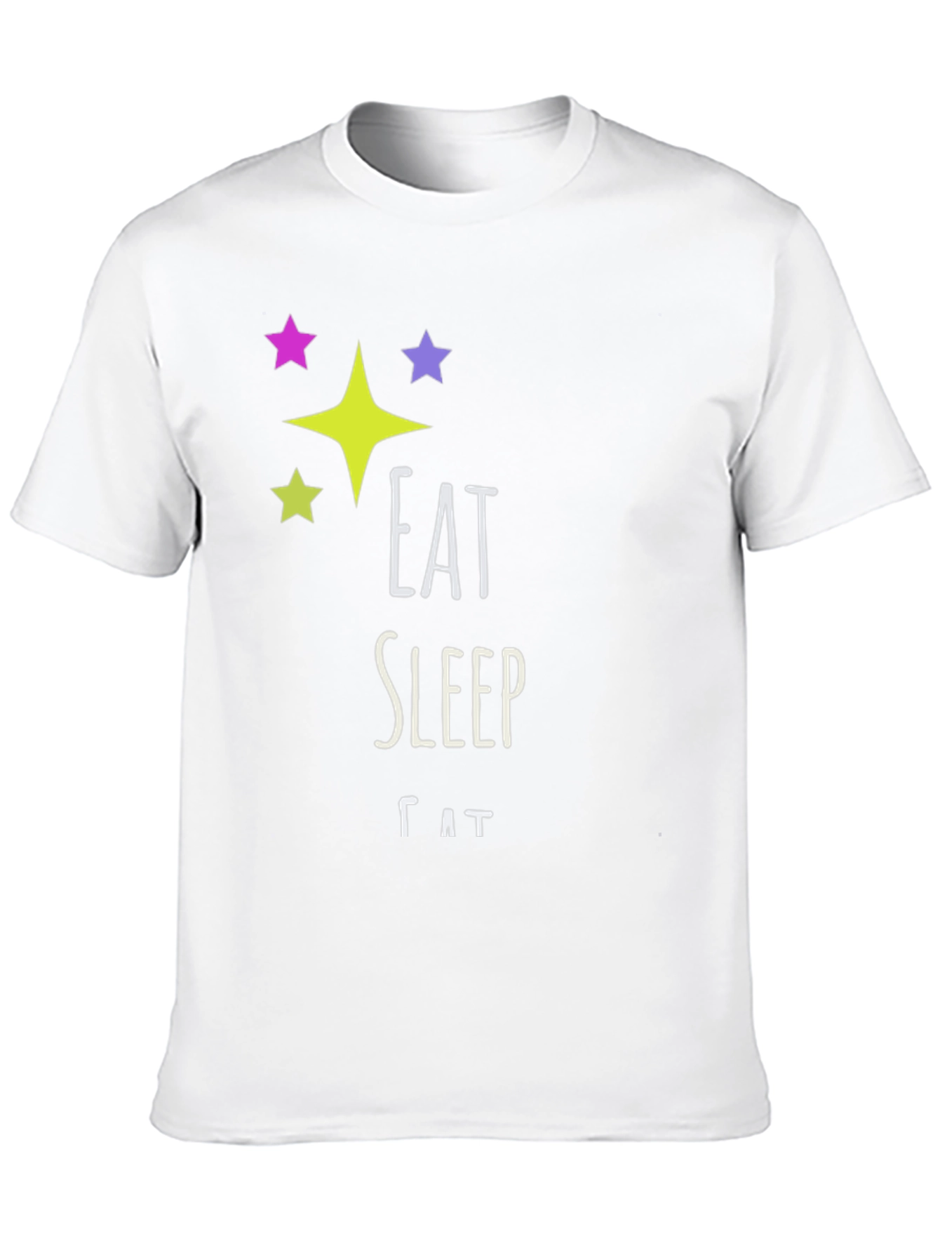 Eat Sleep Cat T-Shirt - Fun Novelty Tee