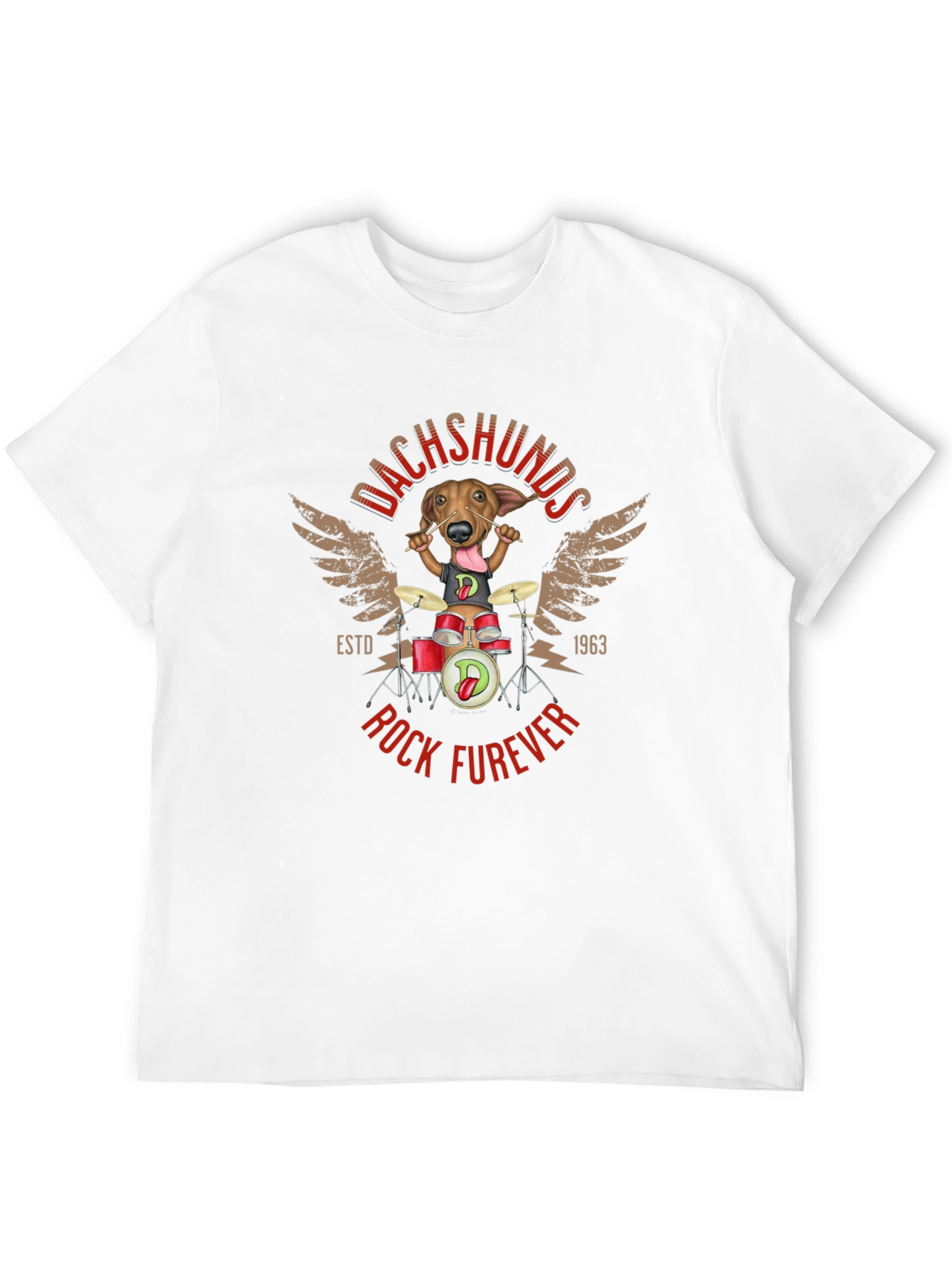 Dachshunds Rock Furever T-Shirt