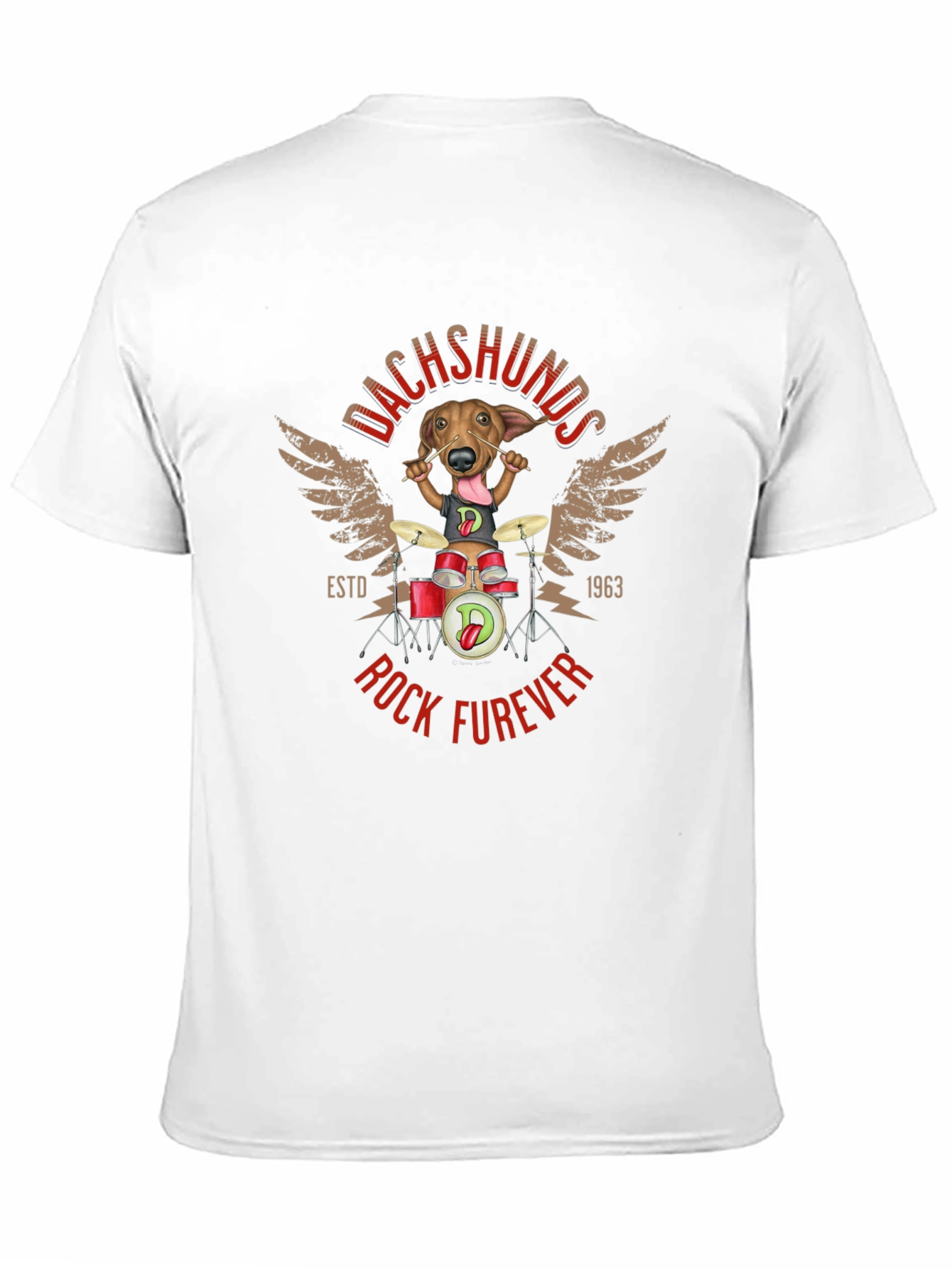 Dachshunds Rock Furever T-Shirt