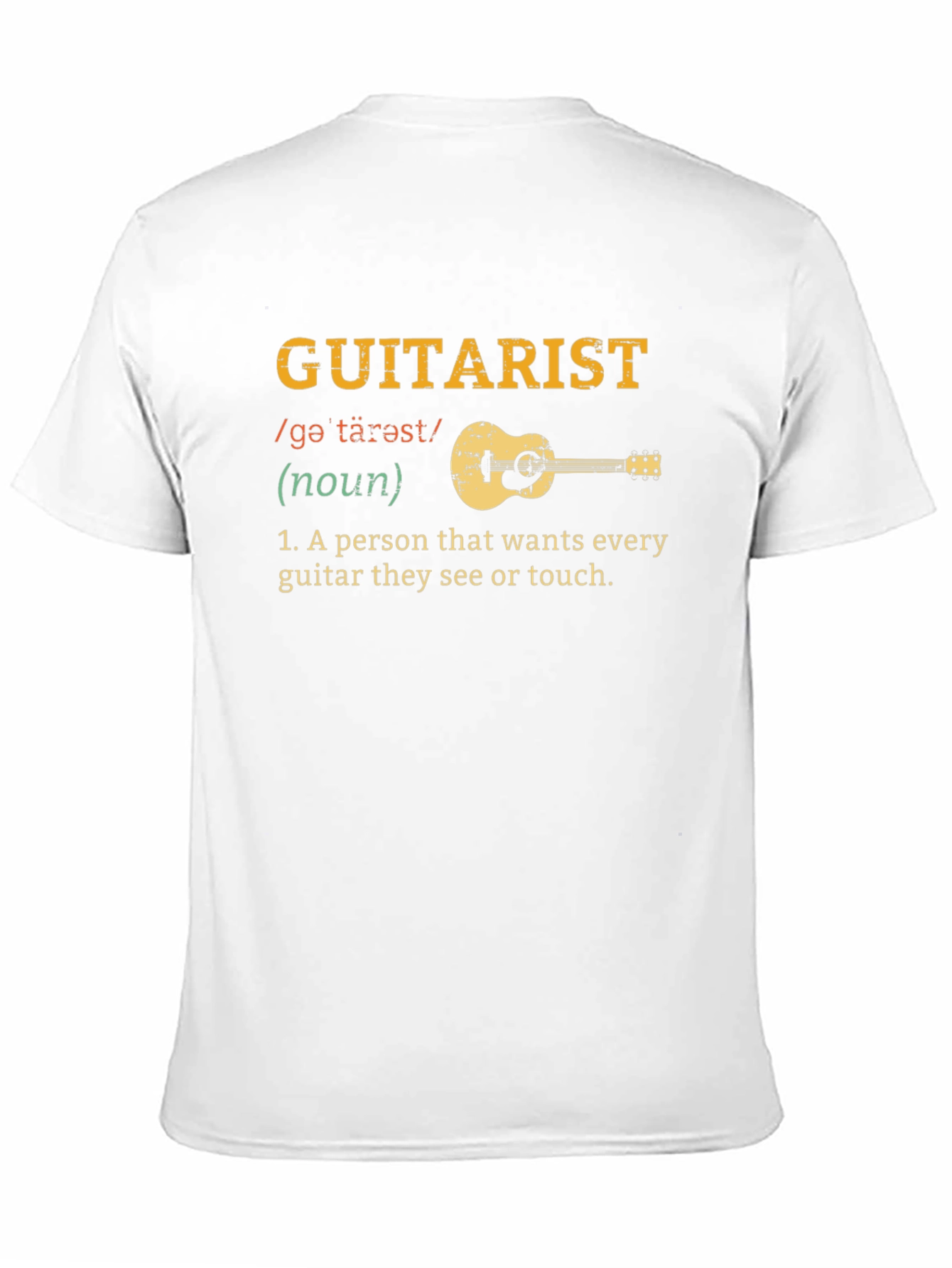 Guitarist Definition T-Shirt - Musician Novelty Tee