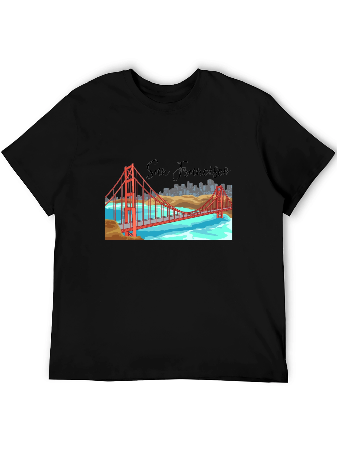 San Francisco Bridge Graphic T-Shirt