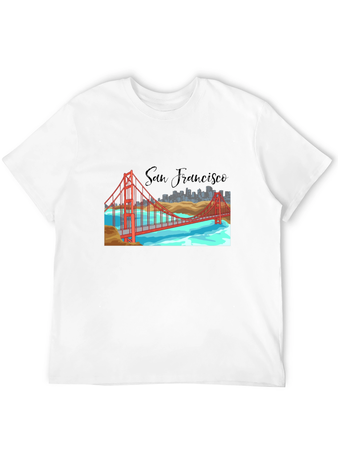 San Francisco Bridge Graphic T-Shirt