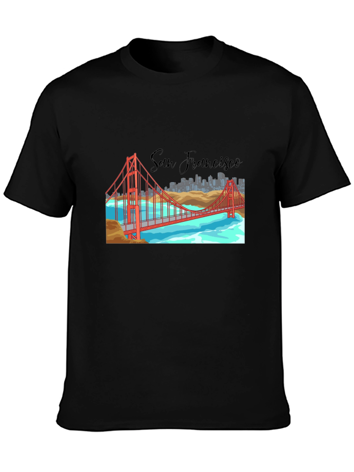 San Francisco Bridge Graphic T-Shirt
