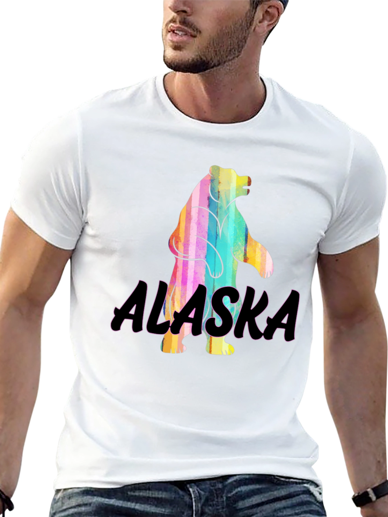Alaska Bear Graphic T-Shirt - Mens