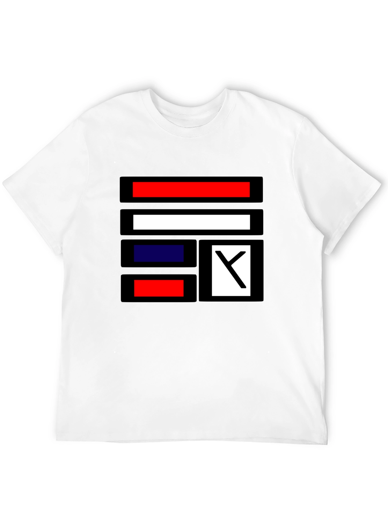 Abstract Block Graphic Tee