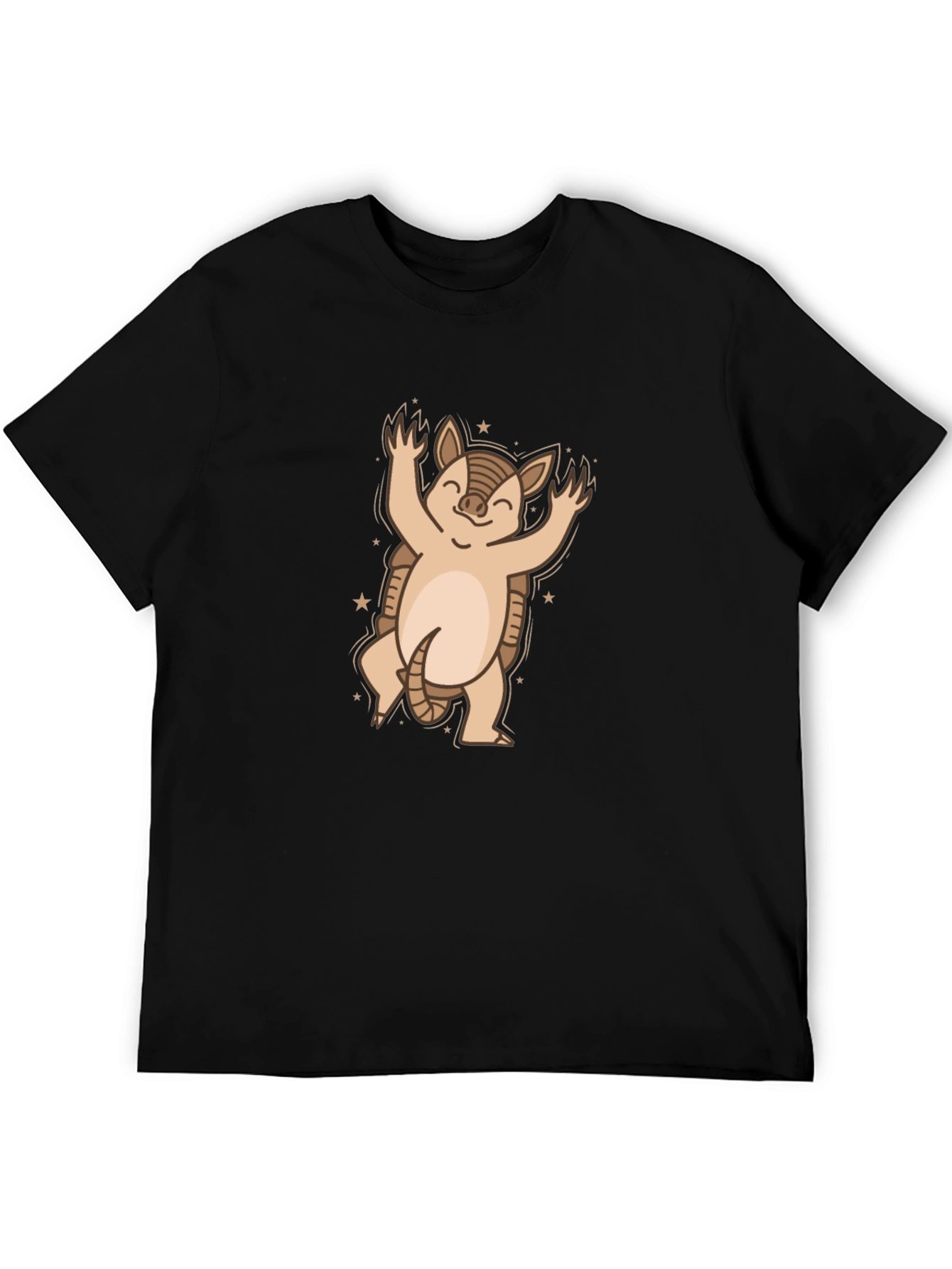Armadillo Graphic Tee - Cute Cartoon Animal Shirt