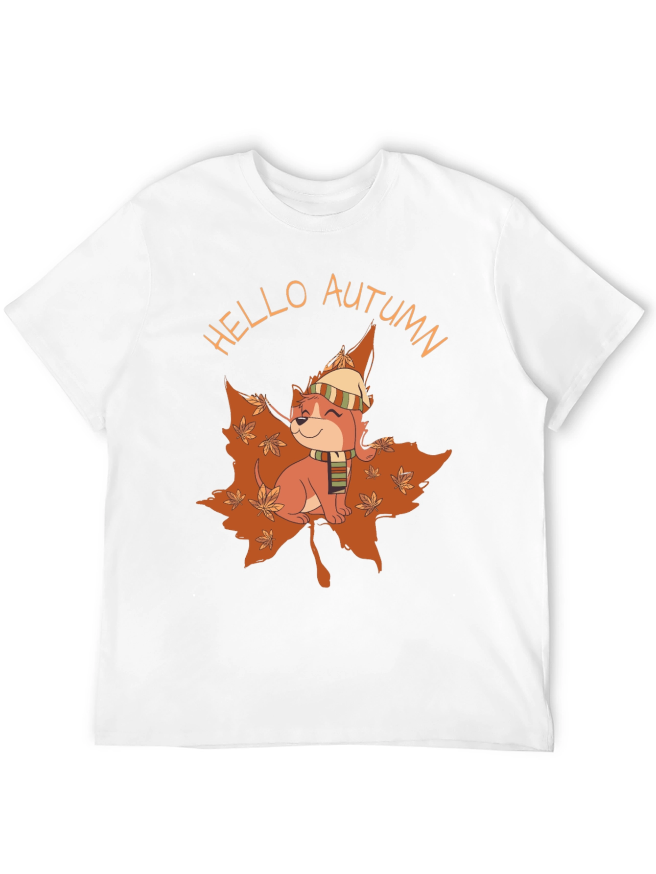 Autumn Pup T-Shirt - Hello Autumn Design