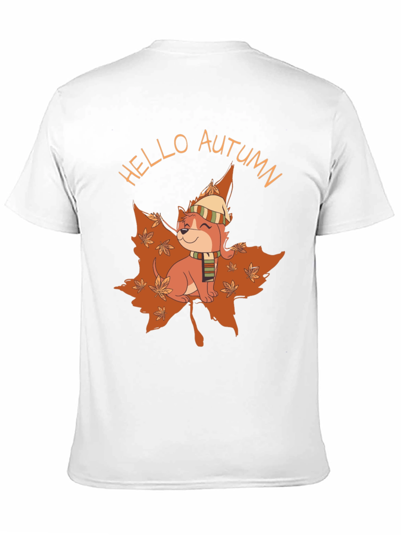 Autumn Pup T-Shirt - Hello Autumn Design