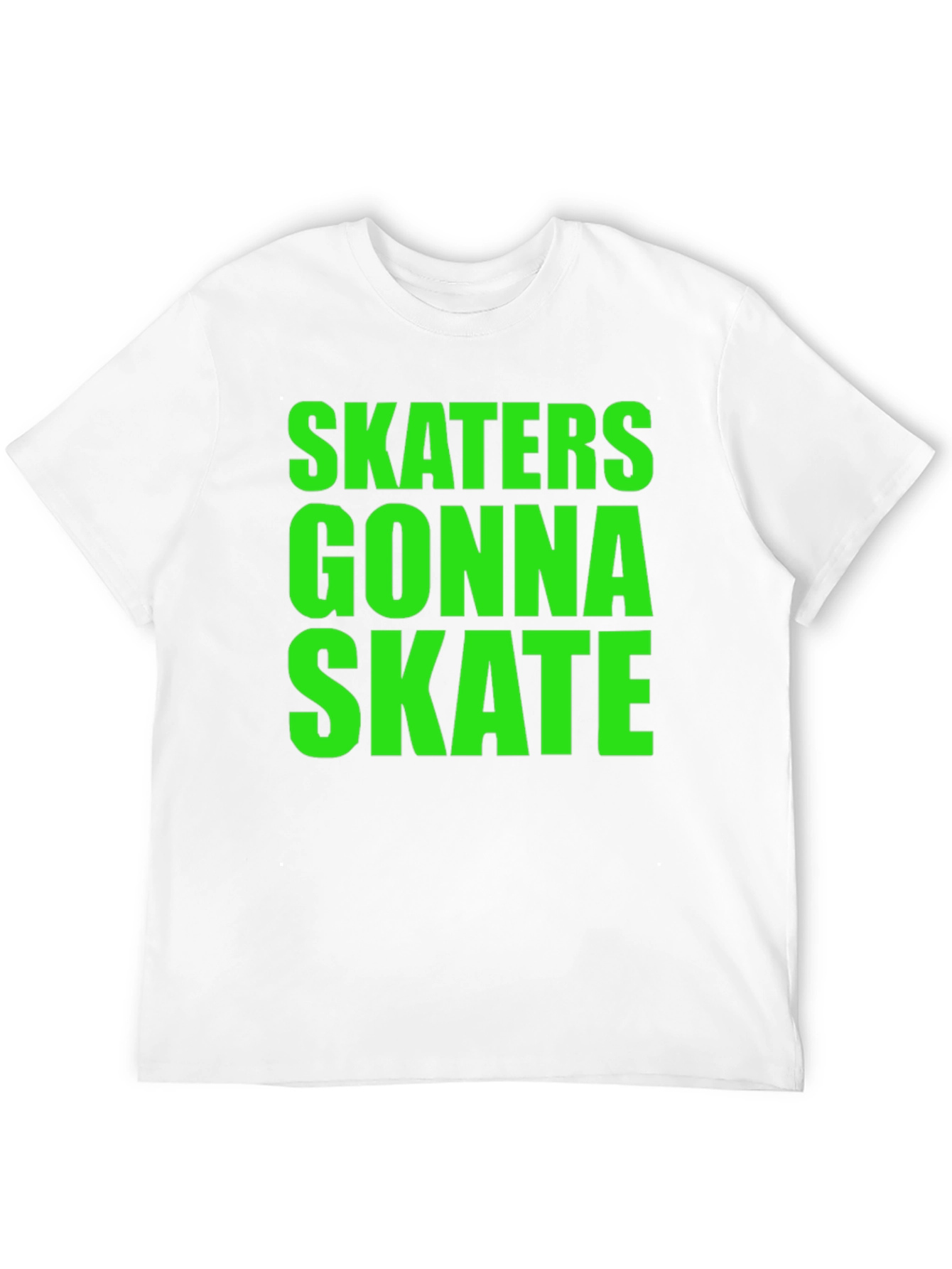 Skaters Gonna Skate Graphic Tee - Black