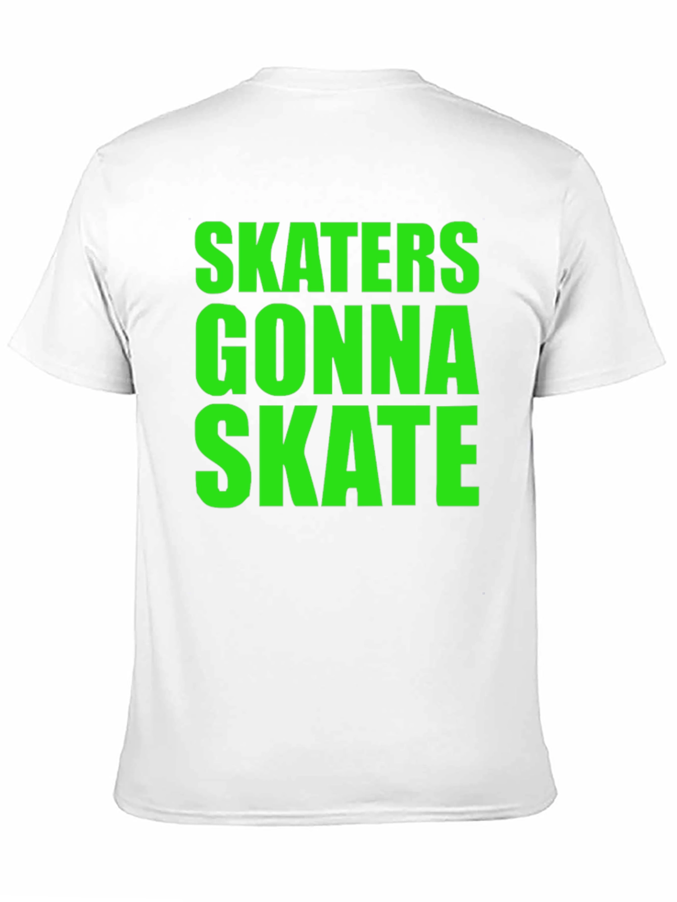 Skaters Gonna Skate Graphic Tee - Black