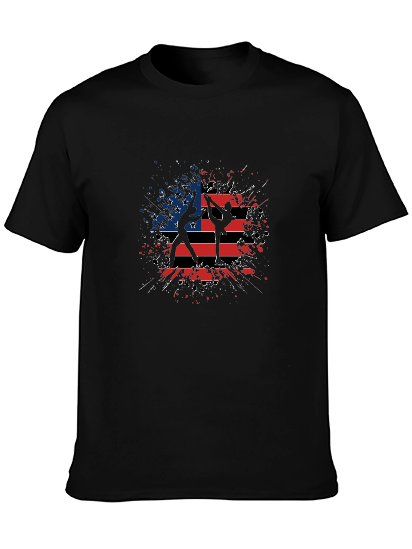 American Flag Gymnastics T-Shirt