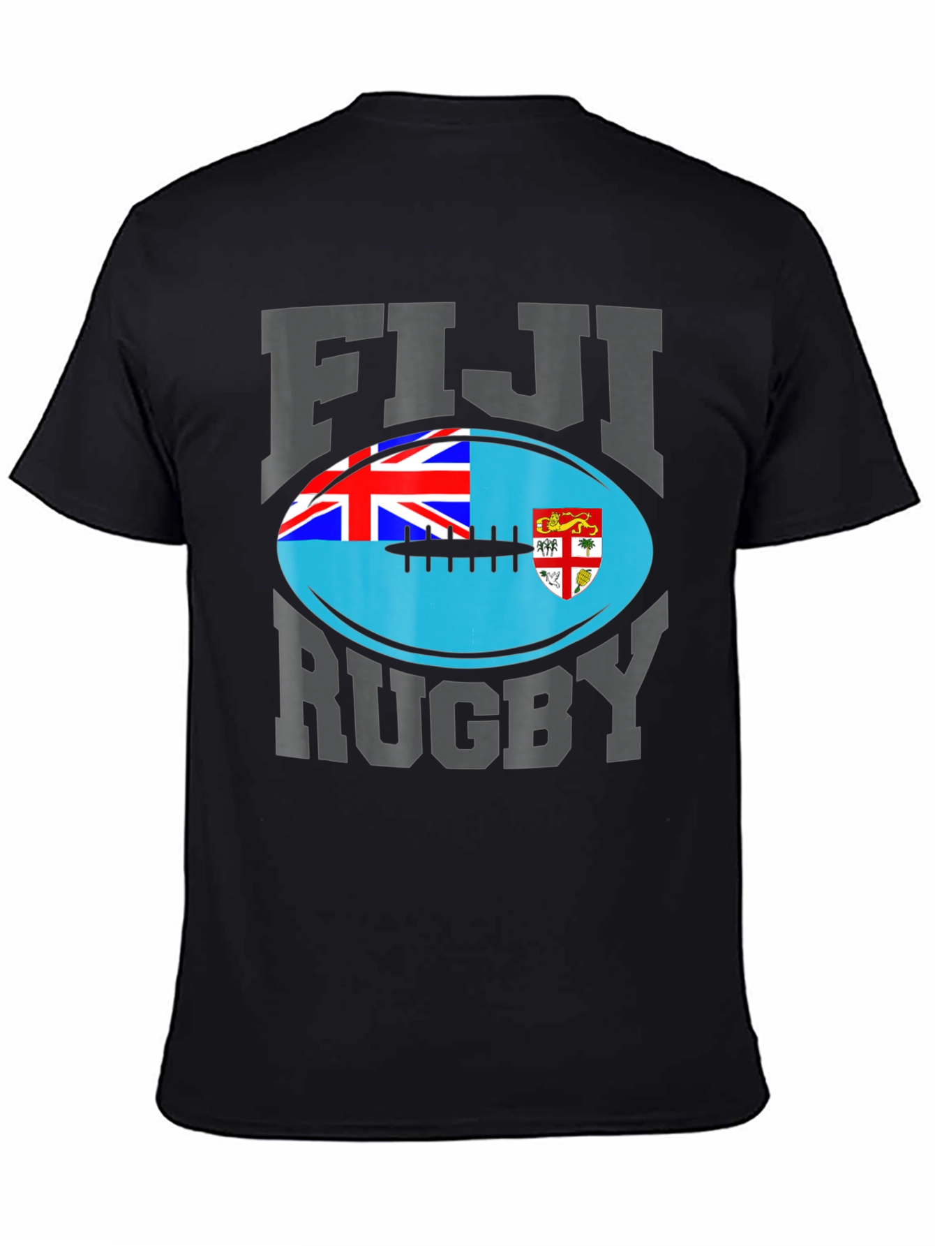 Fiji Rugby T-Shirt - National Flag Design