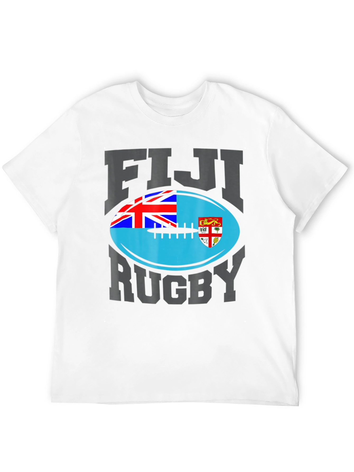Fiji Rugby T-Shirt - National Flag Design