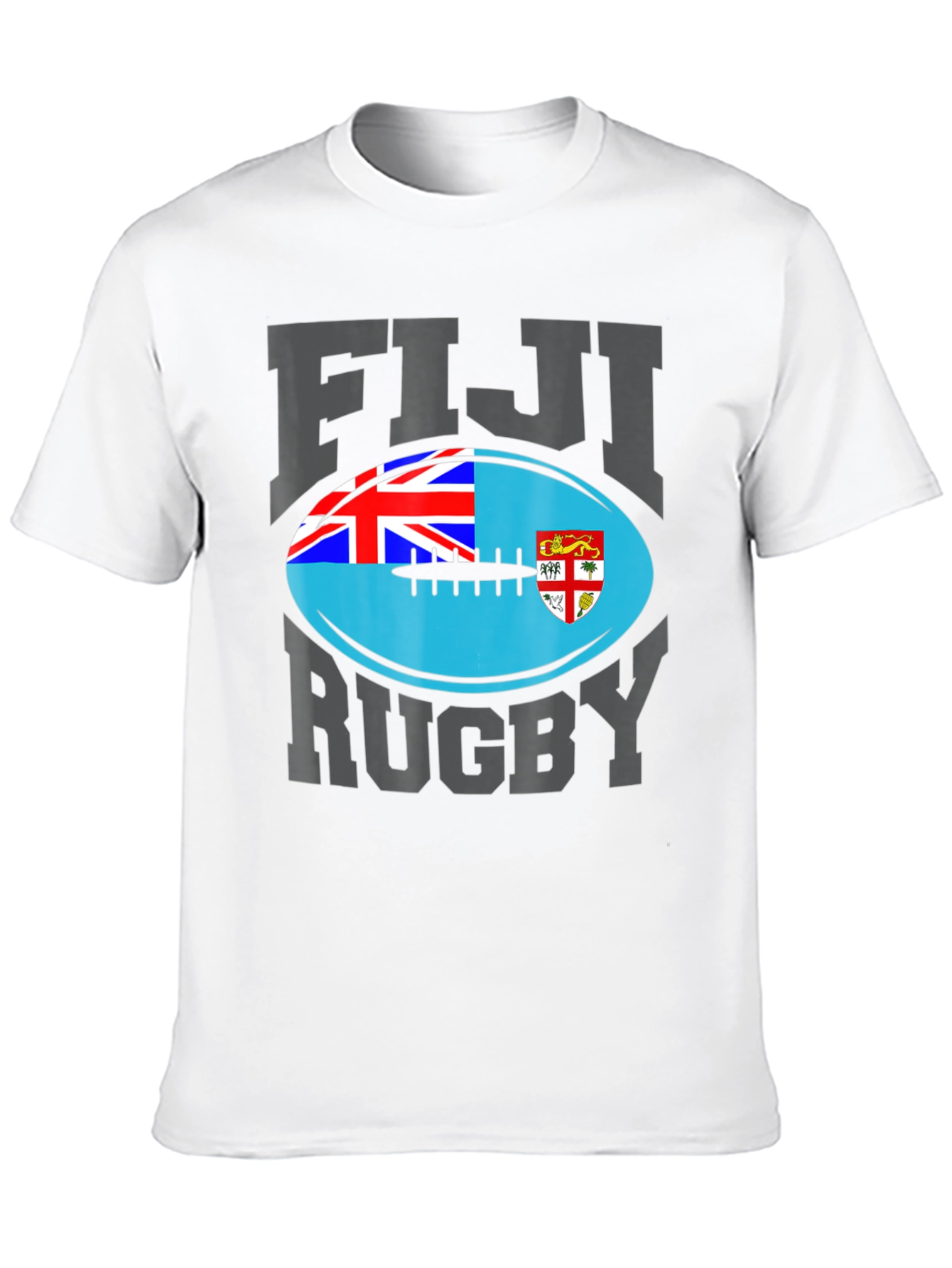 Fiji Rugby T-Shirt - National Flag Design