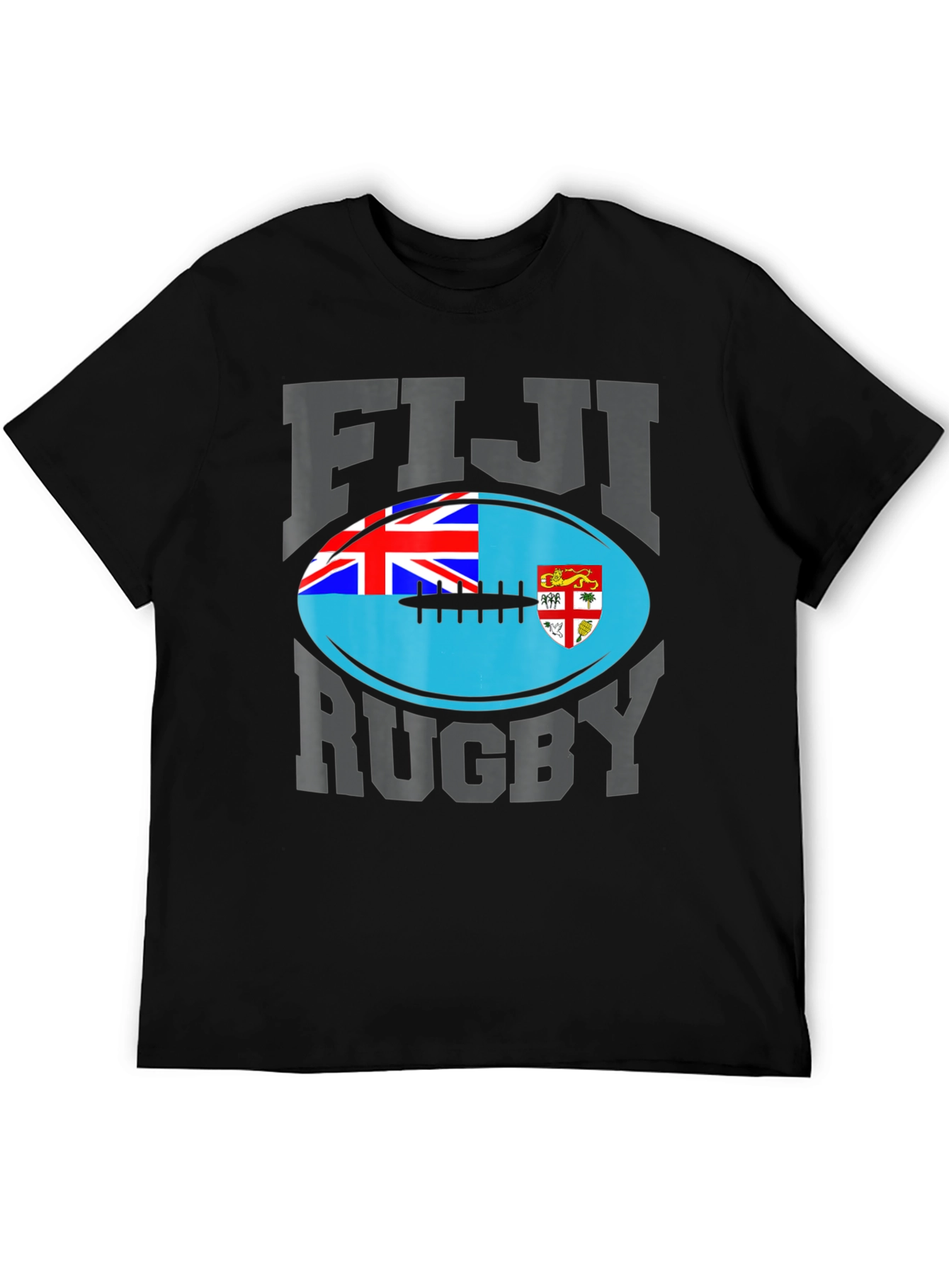 Fiji Rugby T-Shirt - National Flag Design